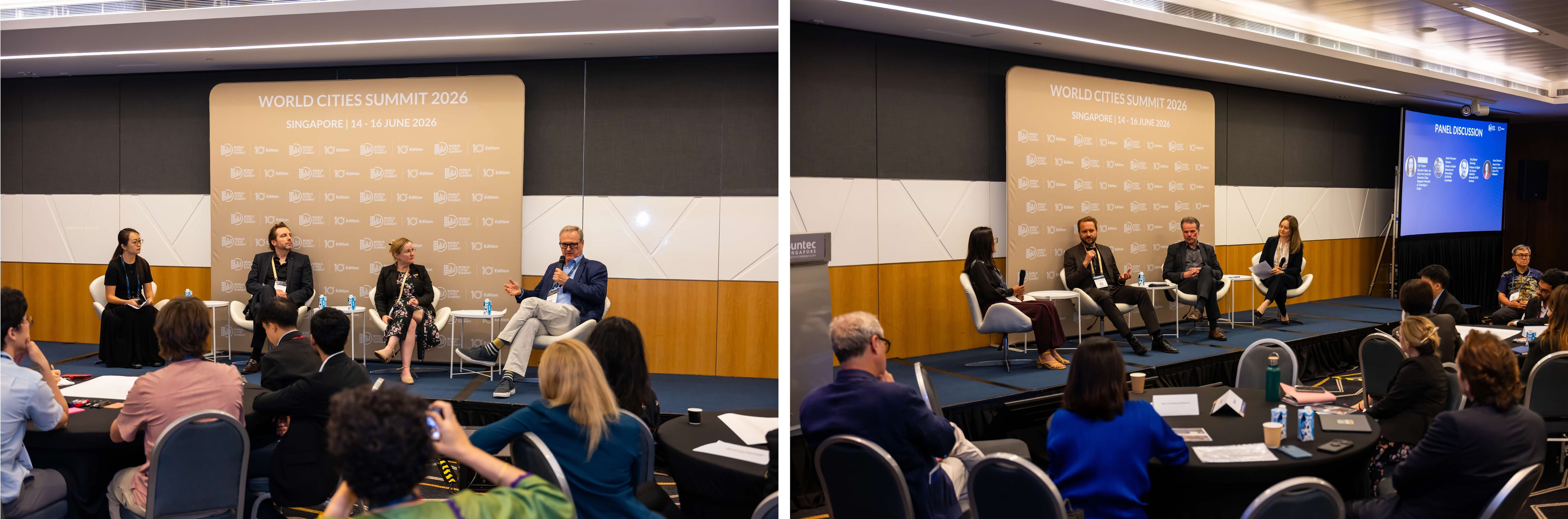 Photo of the panels on Mobility and Housing at the Research Fellowship Masterclass