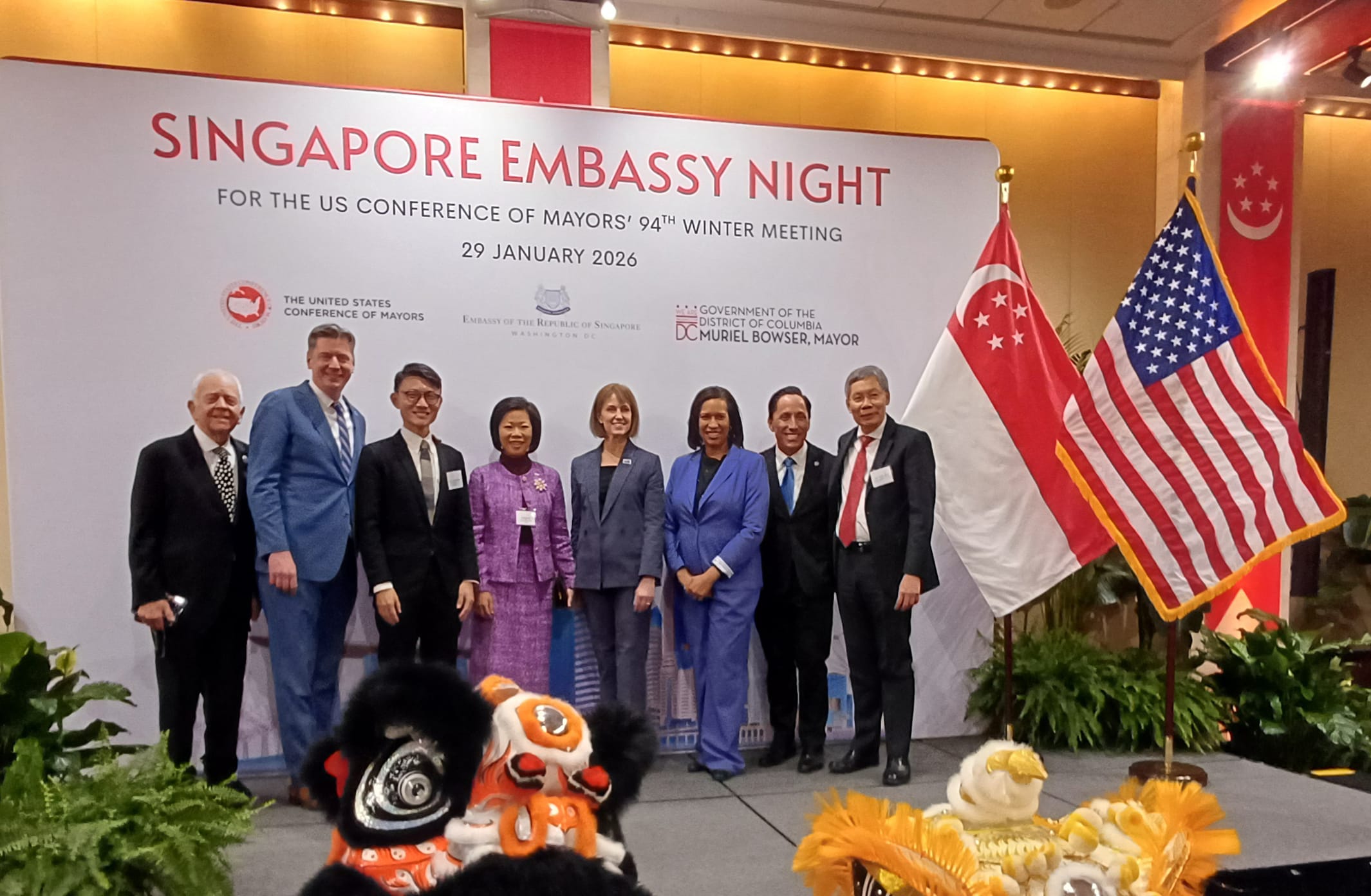 Singapore Embassy Night Reception Group Photo