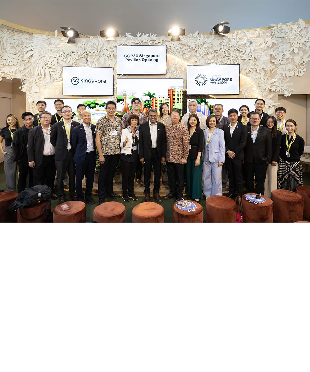 Group Photo of the COP30 Singapore Pavilion