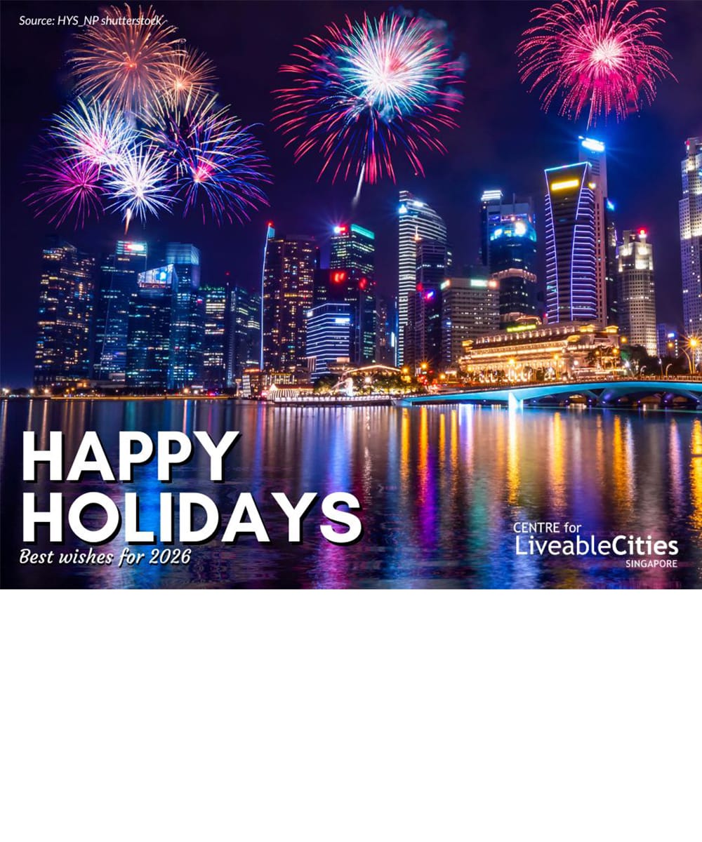 CLC 2025 Year-end Season Greetings design with Singapore CBD with fireworks in the background
