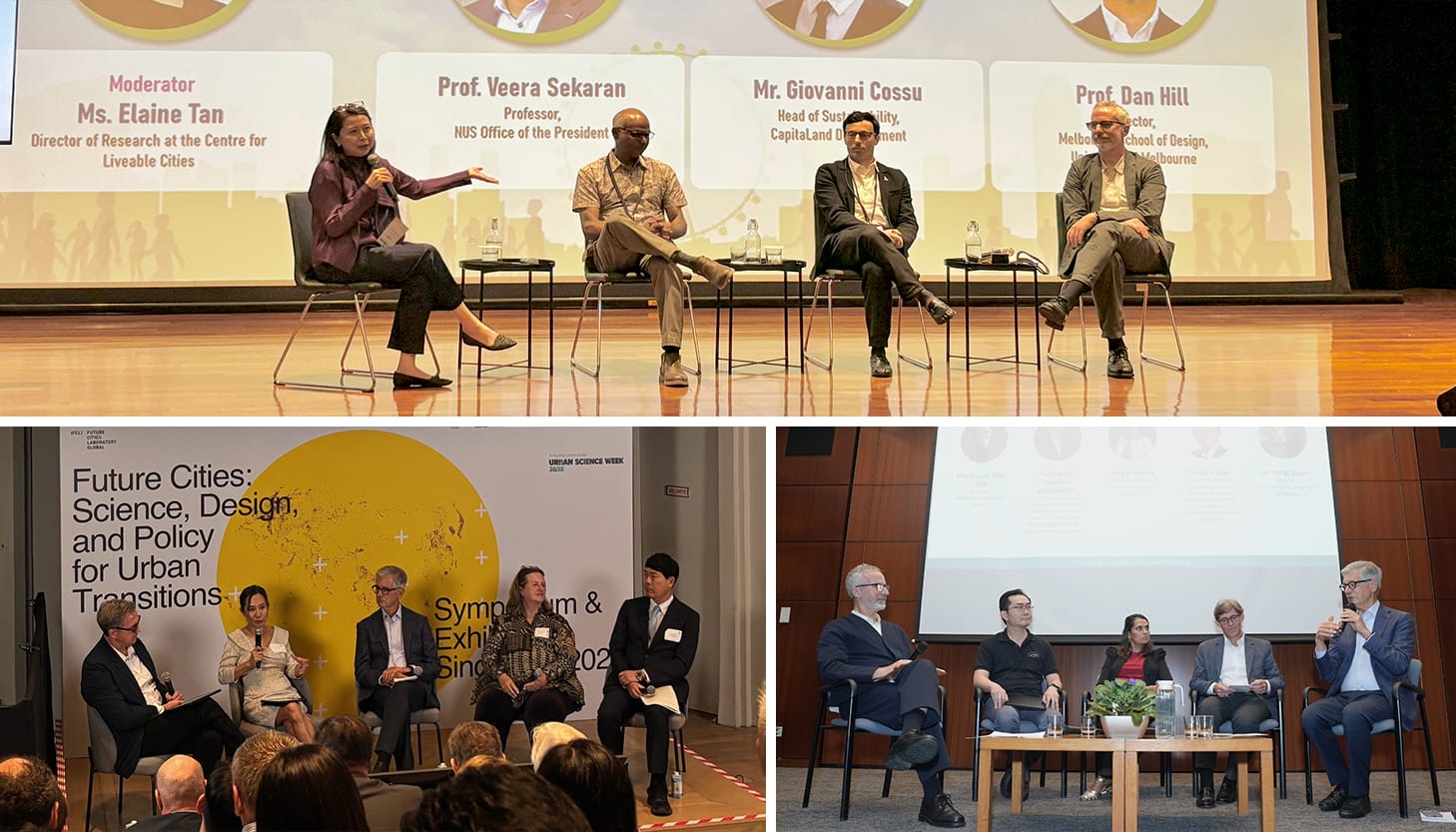 Collage of all the sessions during Urban Science Week 2025