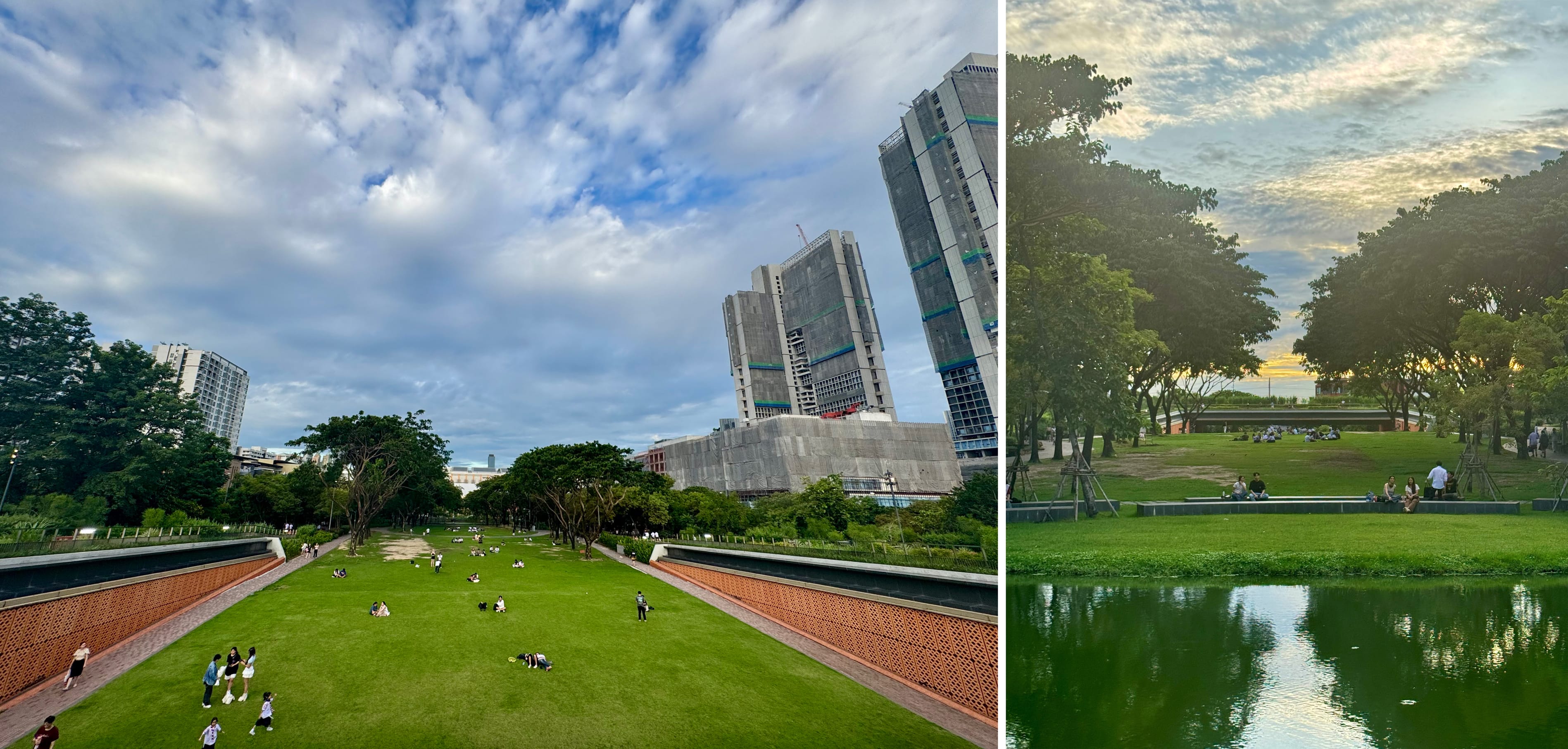 View of the space in Chulalongkorn Centenary Park