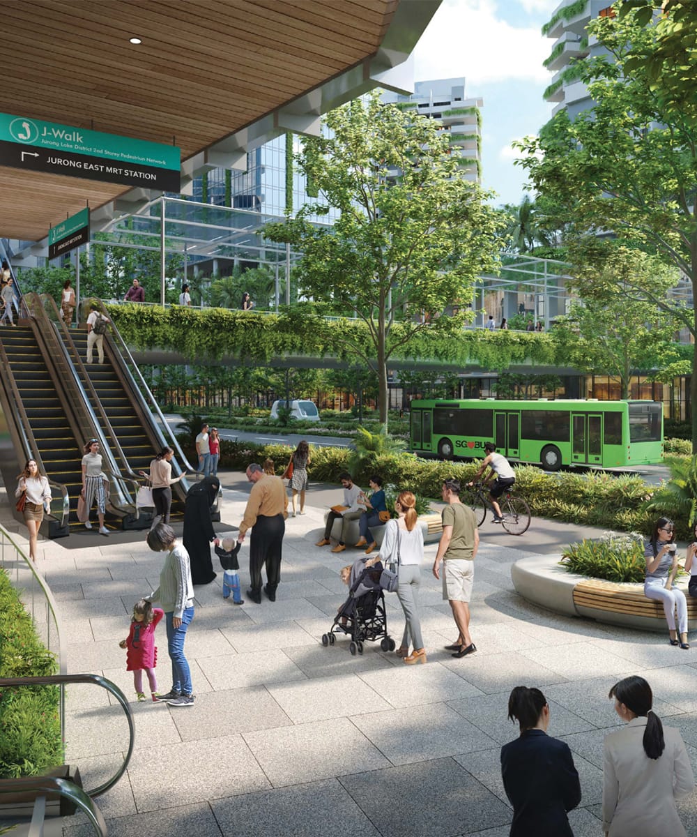 Depiction of Future Jurong East District