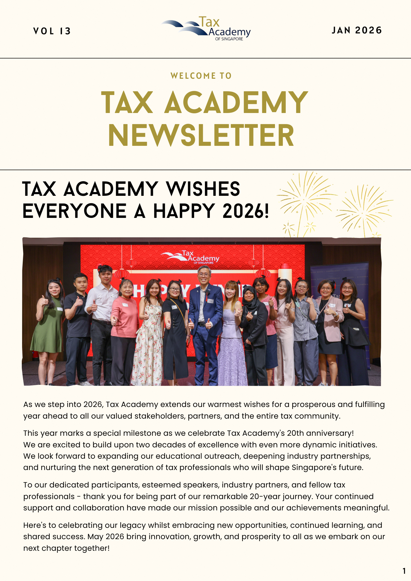 January 2026 Newsletter
