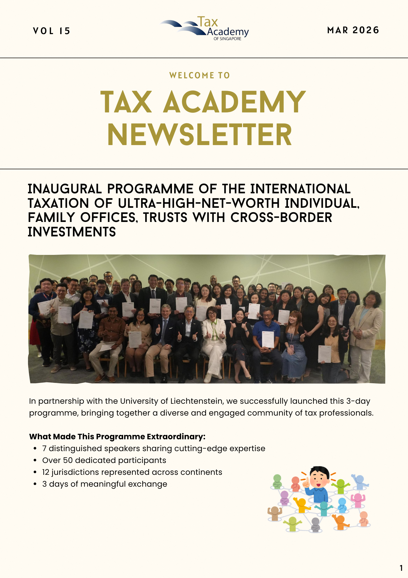 Tax Academy's March 2026 Newsletter