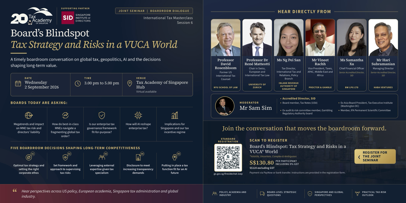 Tax Strategy and Risks in a VUCA World