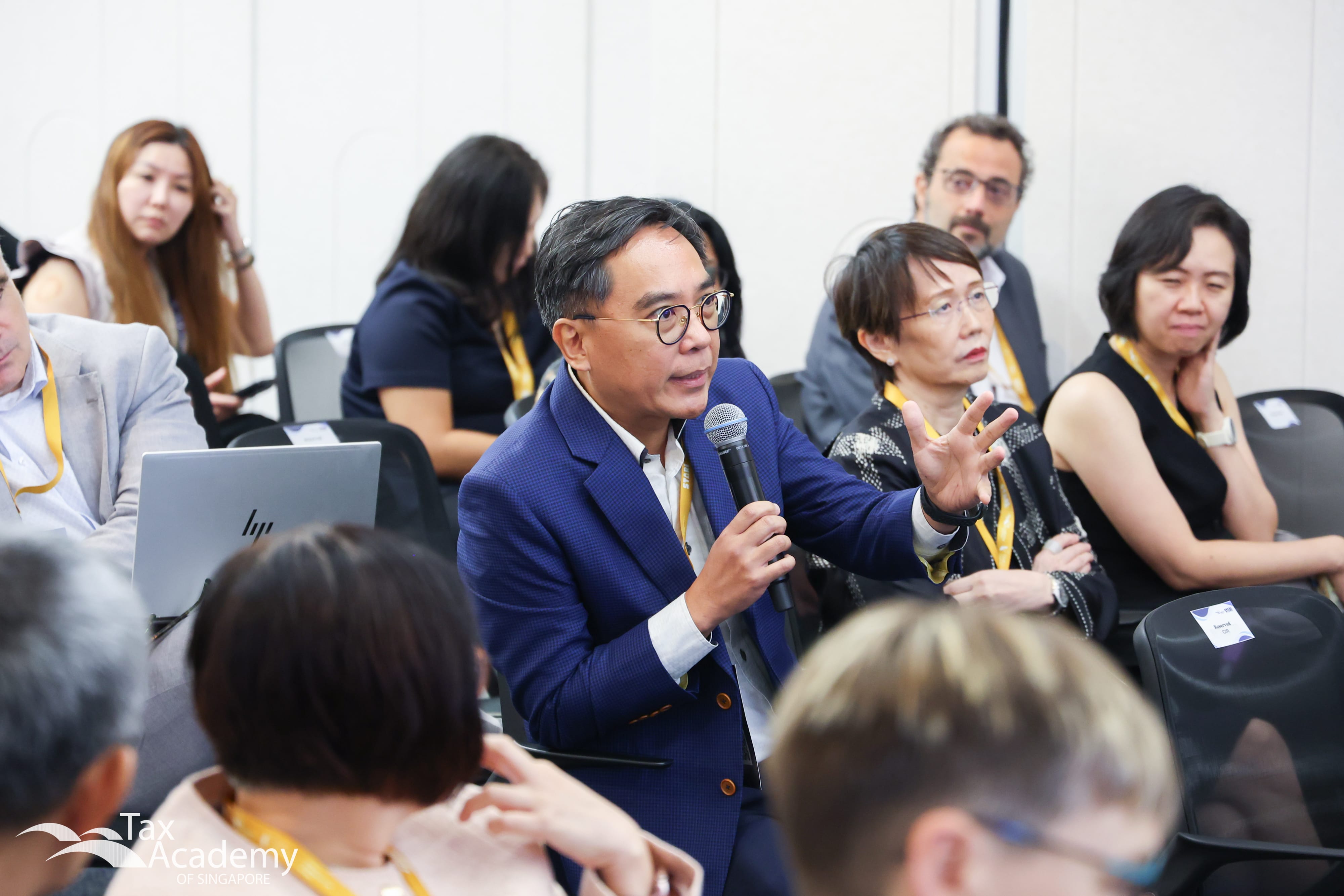 Mr Chester Wee participating in the Q&A
