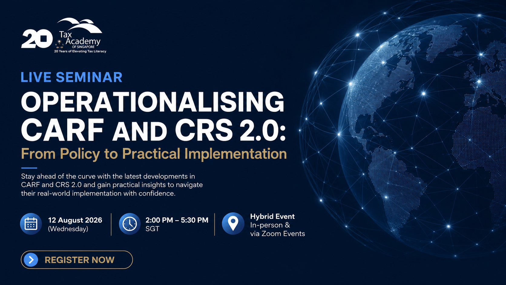 Operationalising CARF and CRS 2.0: From Policy to Practical Implementation