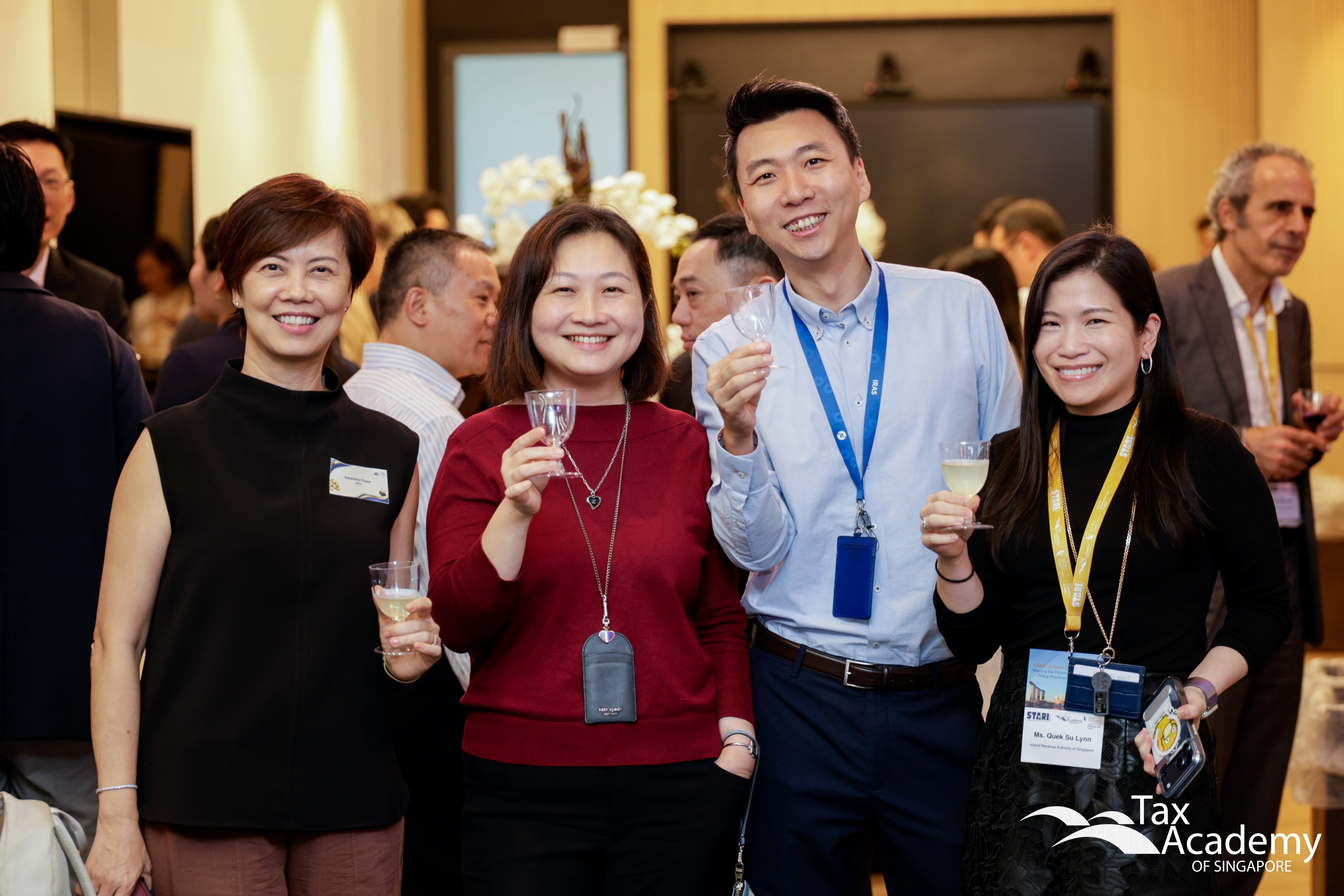 Deputy Commissioner, Ms Quek Su Lynn, with Guests, at the Opening of the Tax Academy of Singapore Hub