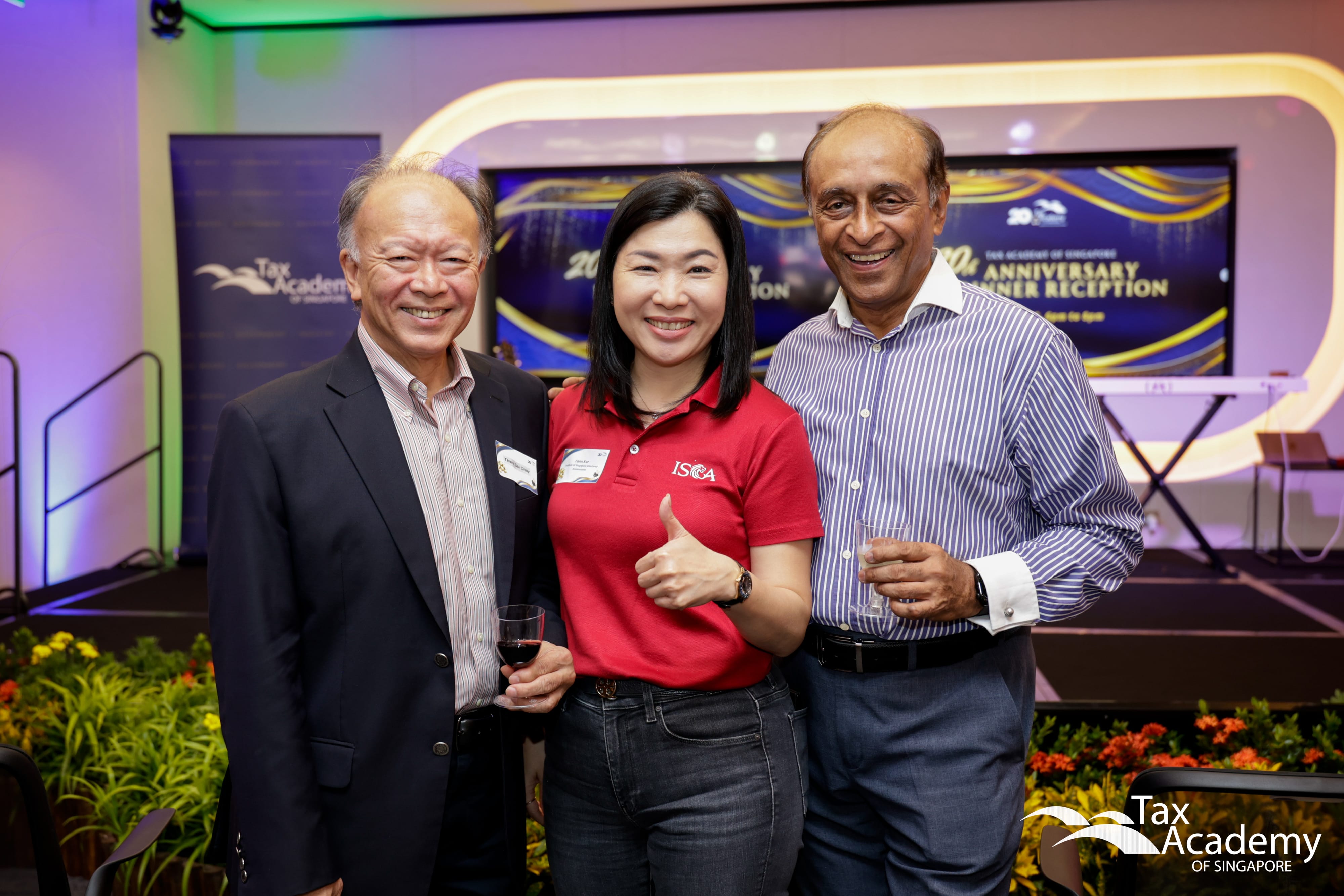 Chairman of Tax Academy Board, Mr Tham Sai Choy, with Guests from ISCA