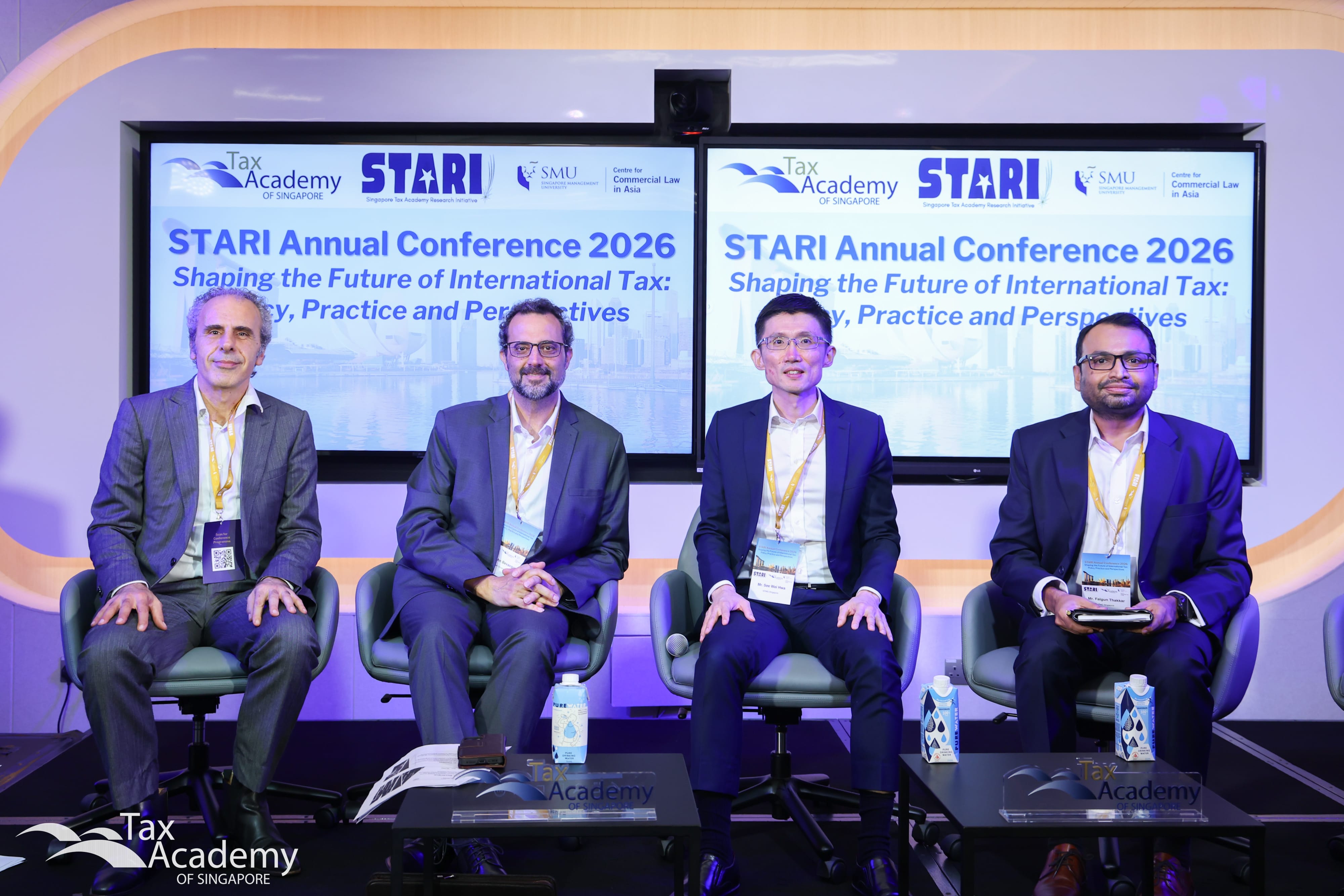 Panelists of Session 3: Mr Falgun Thakkar, Dr John Azzi, Professor John Bevacqua, and Mr See Wei Hwa