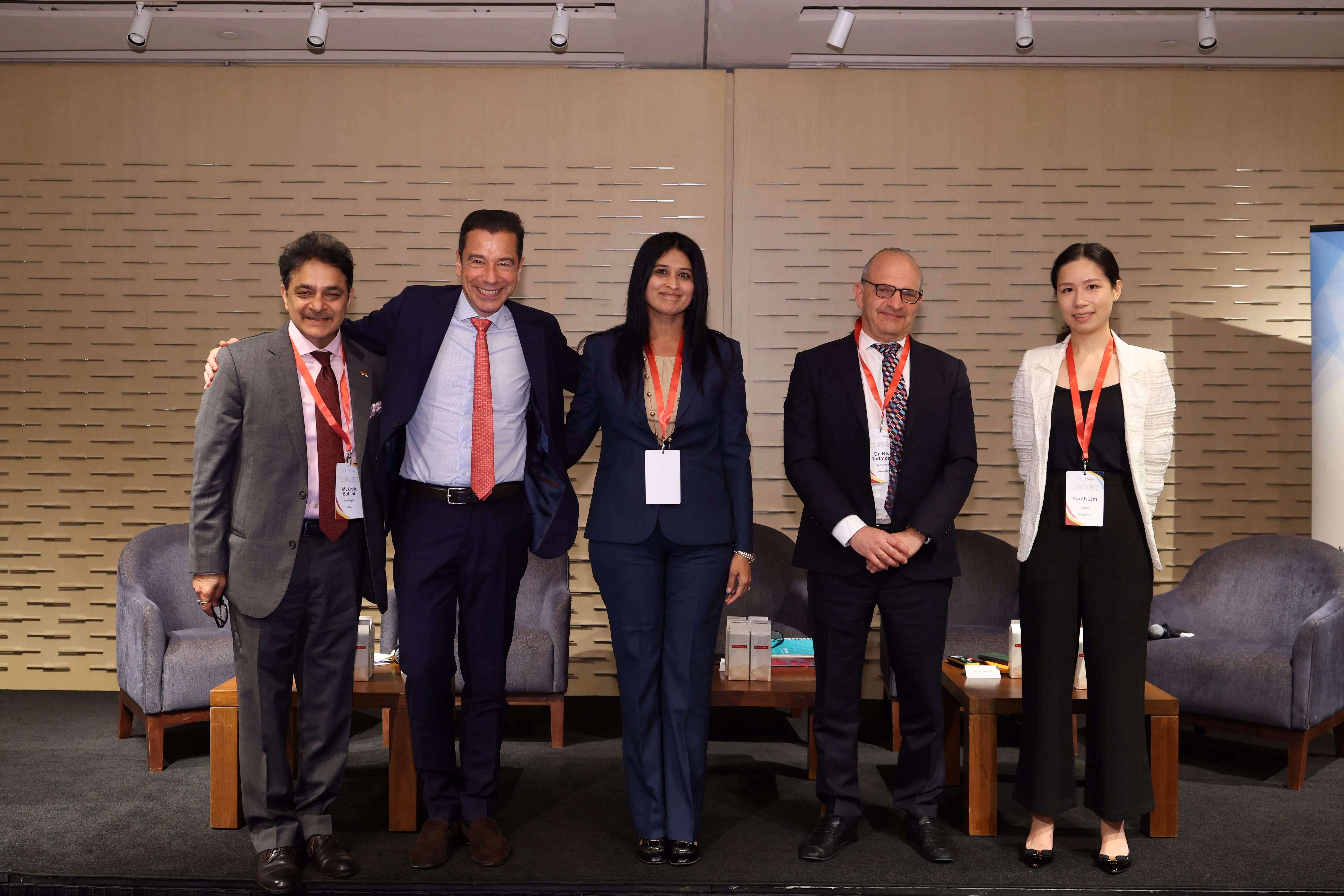 Mr. Mukesh Butani, Prof. Dr. Robert Danon, Ms. Seema Kejriwal Jariwala, Dr. Niv Tadmore, Ms. Sarah Lim
