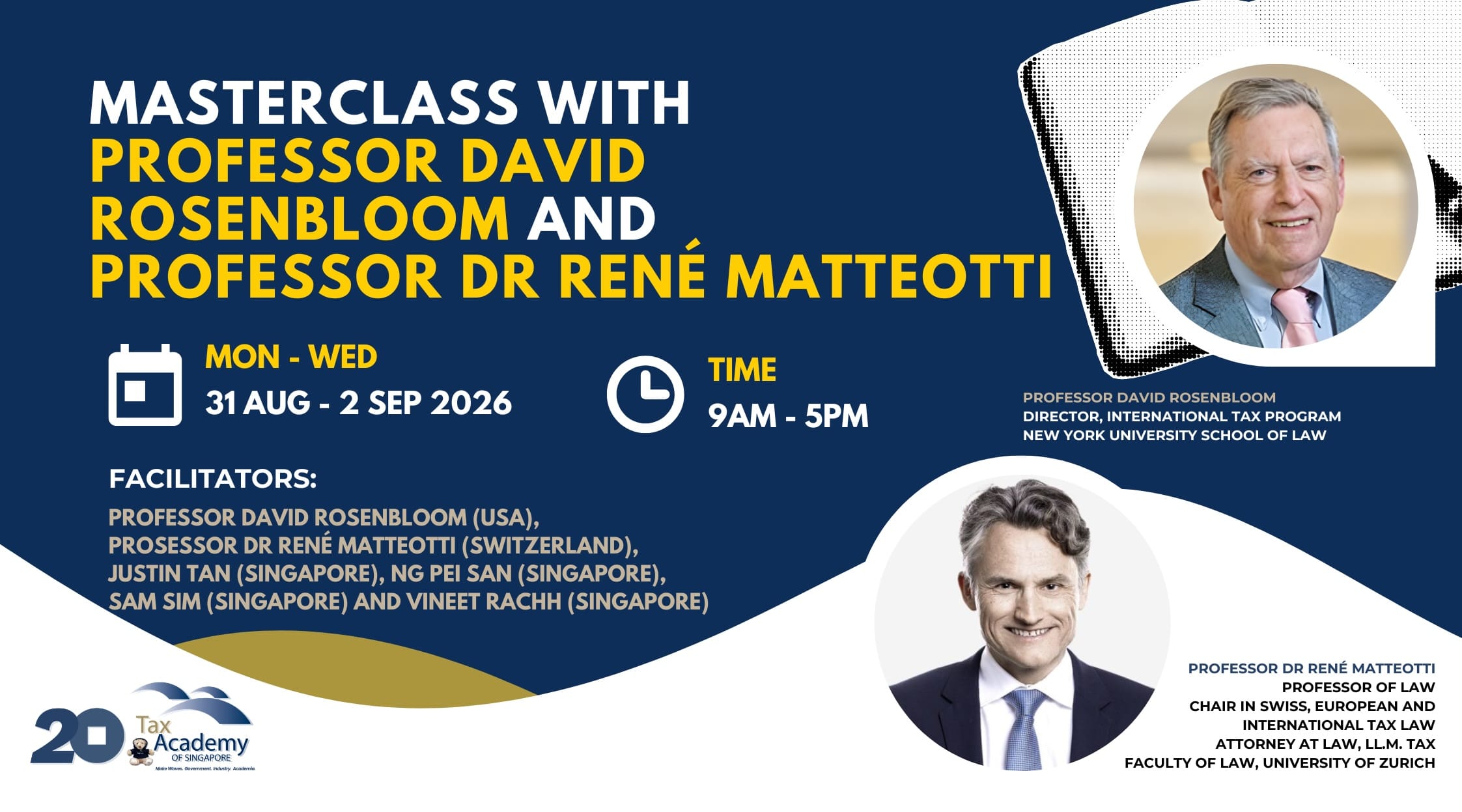 Masterclass with Prof Rosenbloom