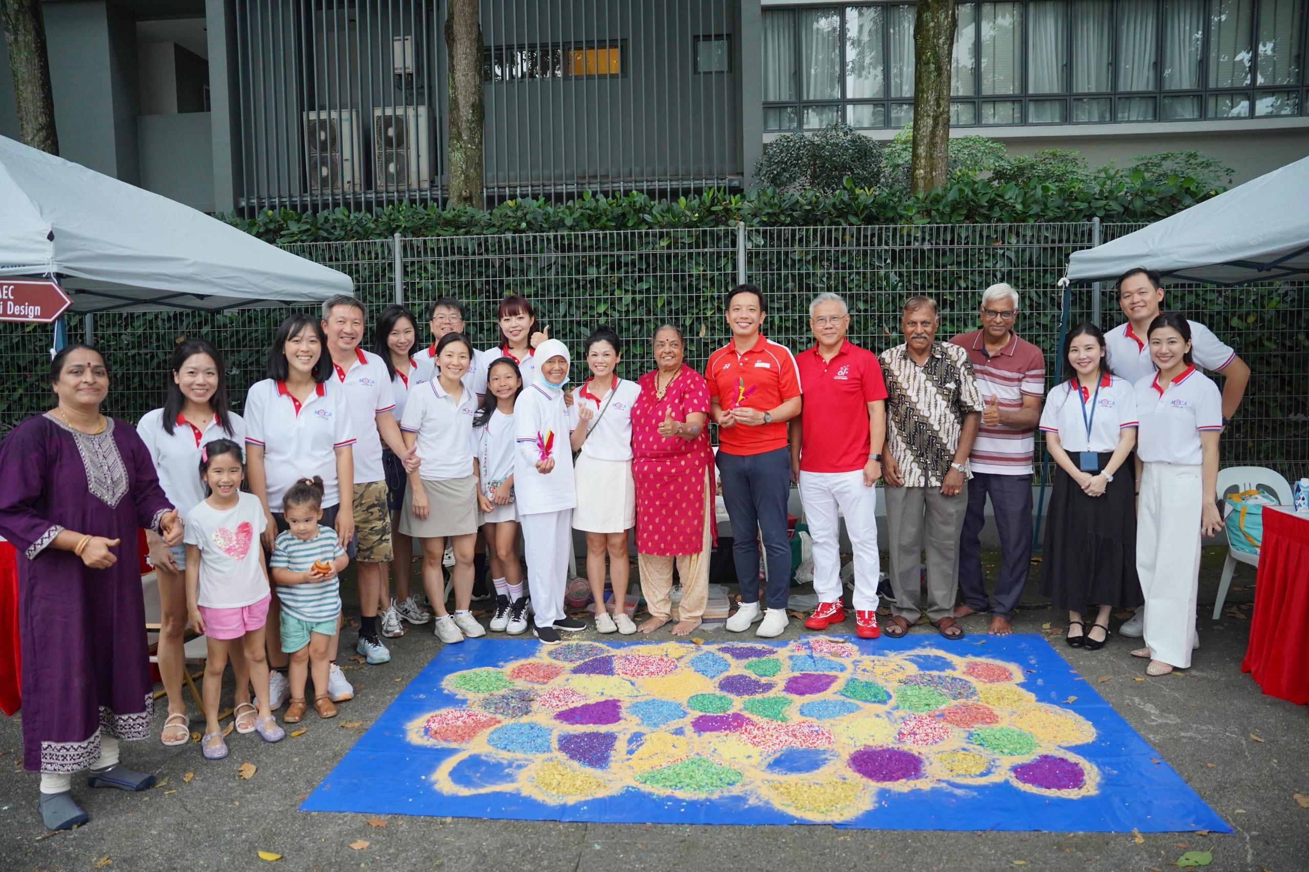 Moulmein-Cairnhill volunteers at a community activity.