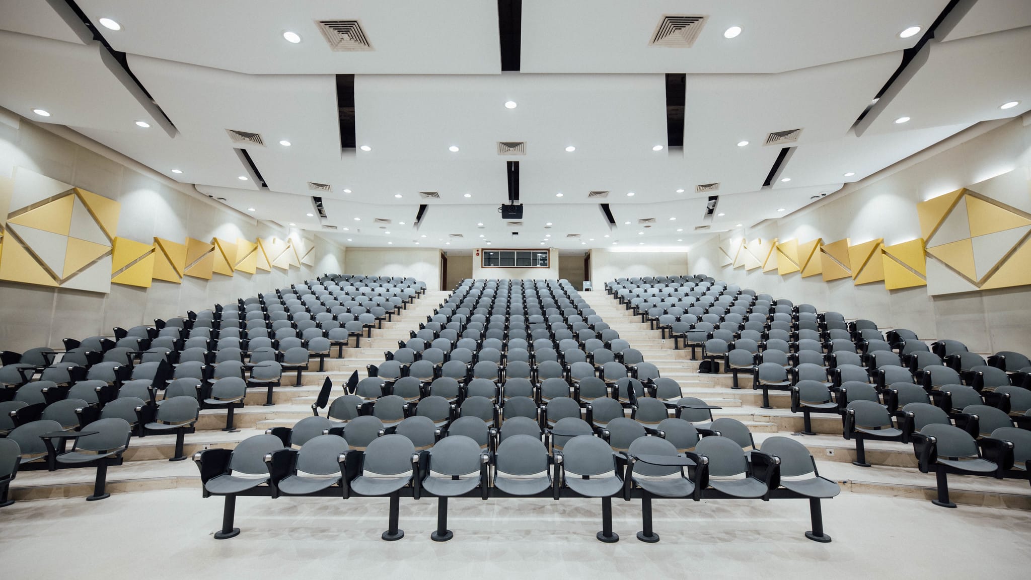 A lecture theatre from the view of the presenter