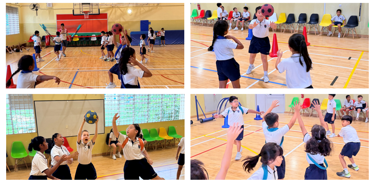 Students having fun during inter-class games