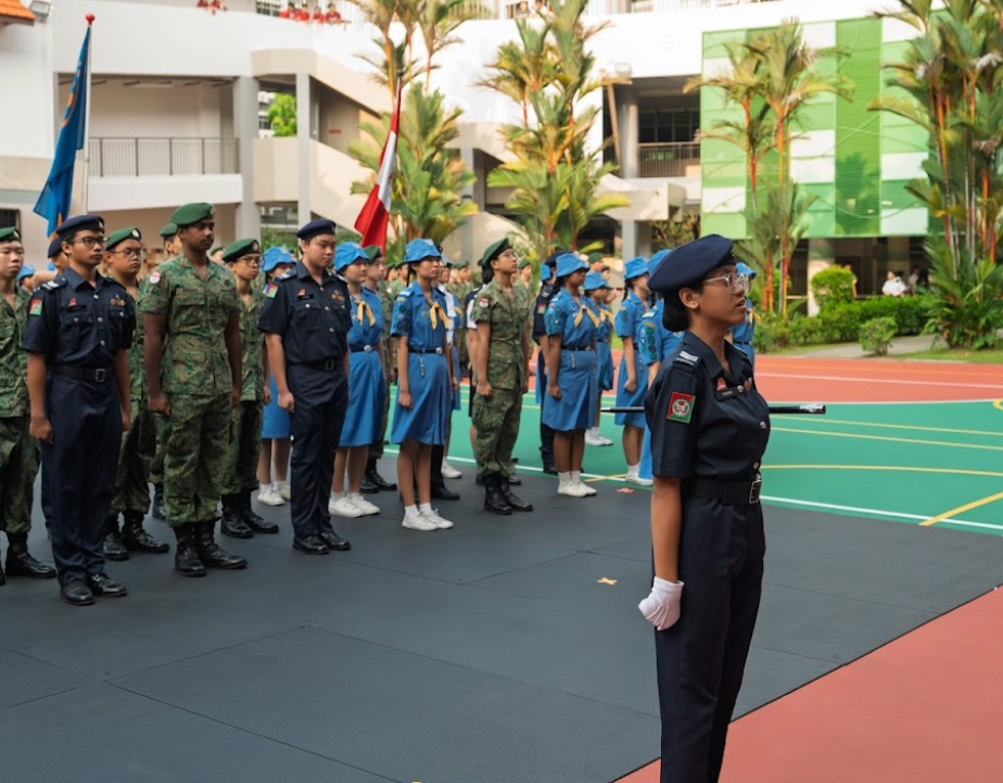 cadet at a parade