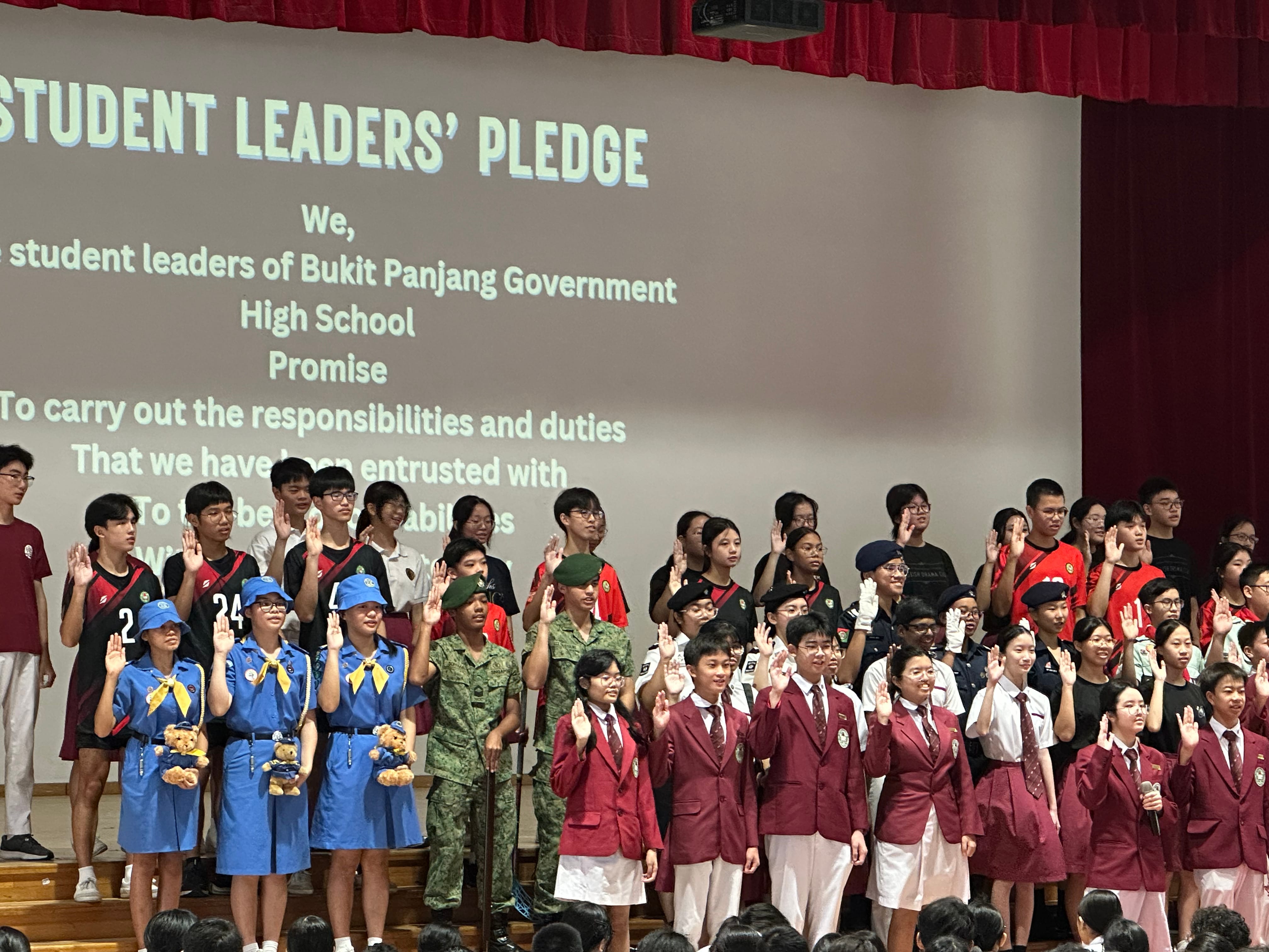 photo of students in leadership positions