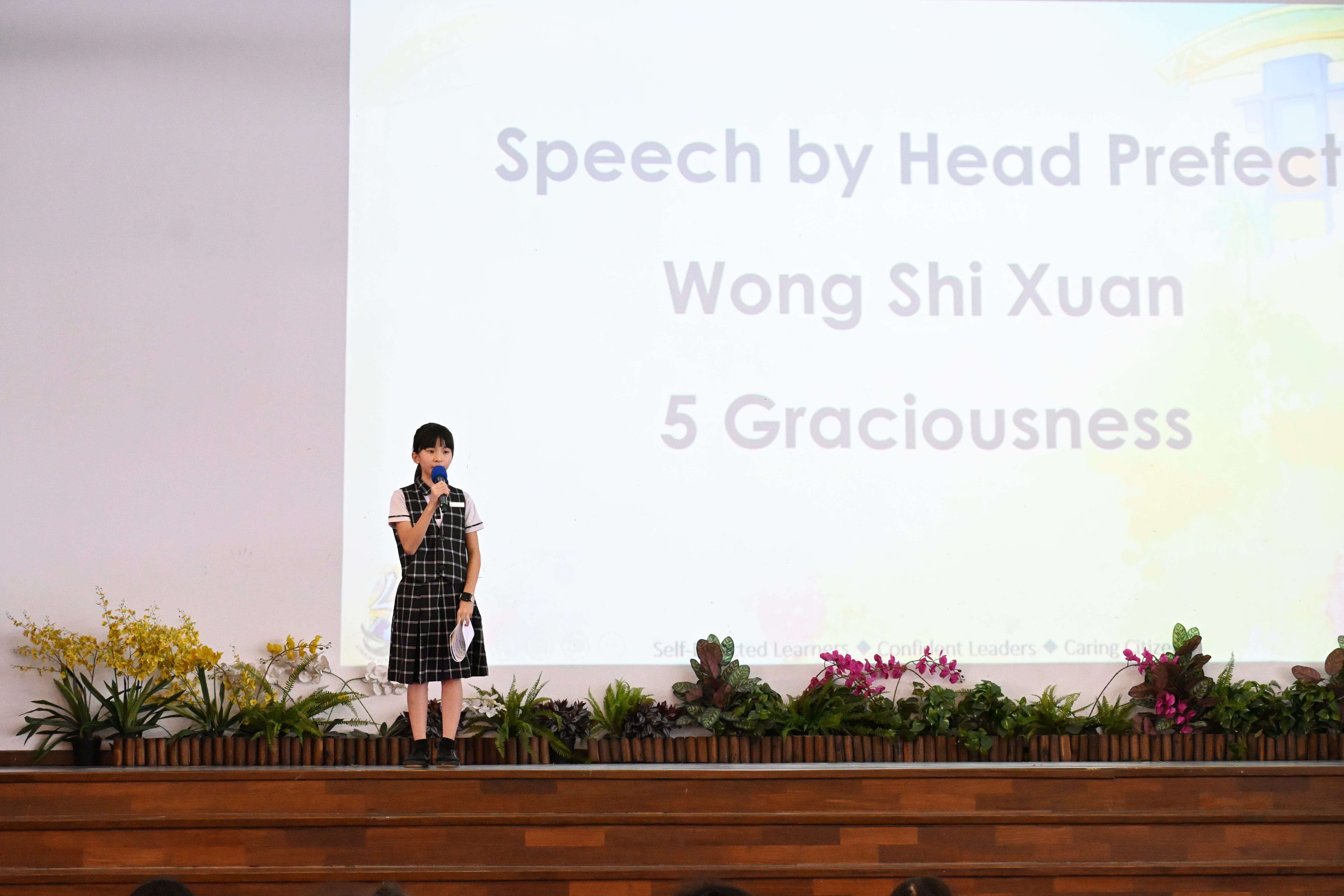 Speech by Head Prefect
