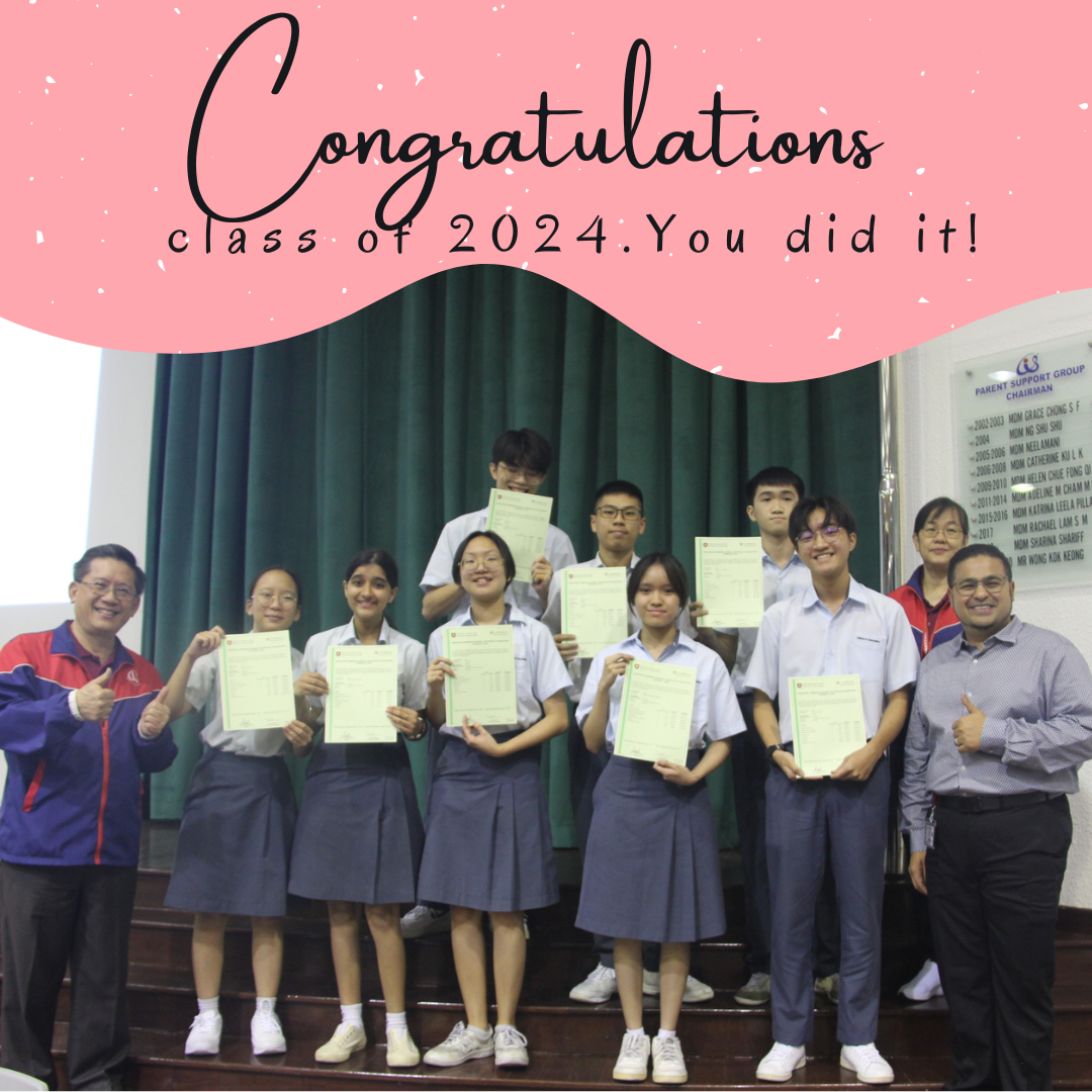 Students pose for a photo with school principals