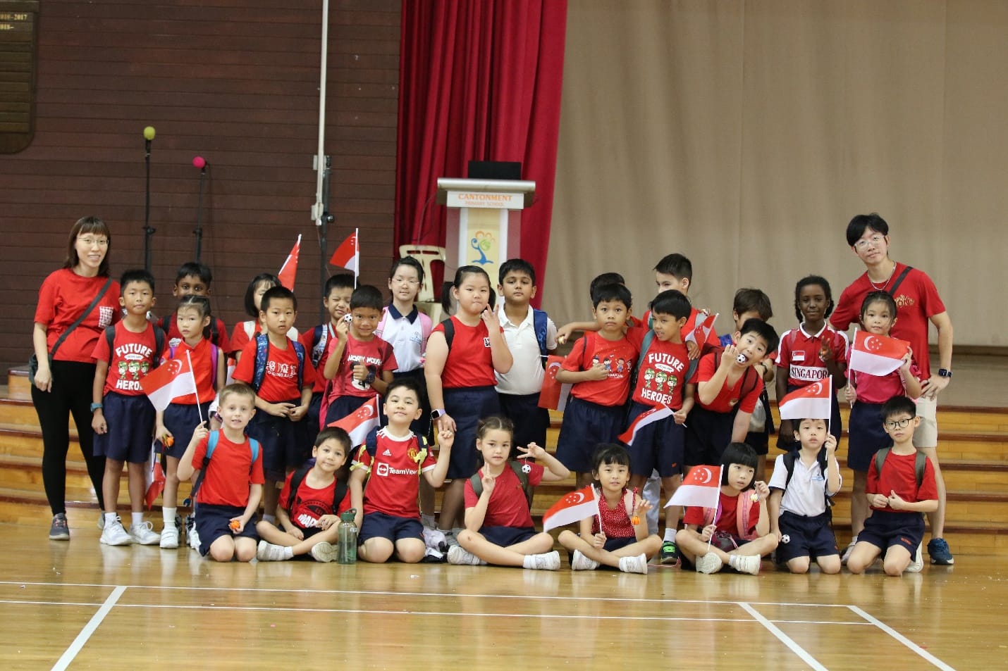 Class photo during Lower Primary Games Day