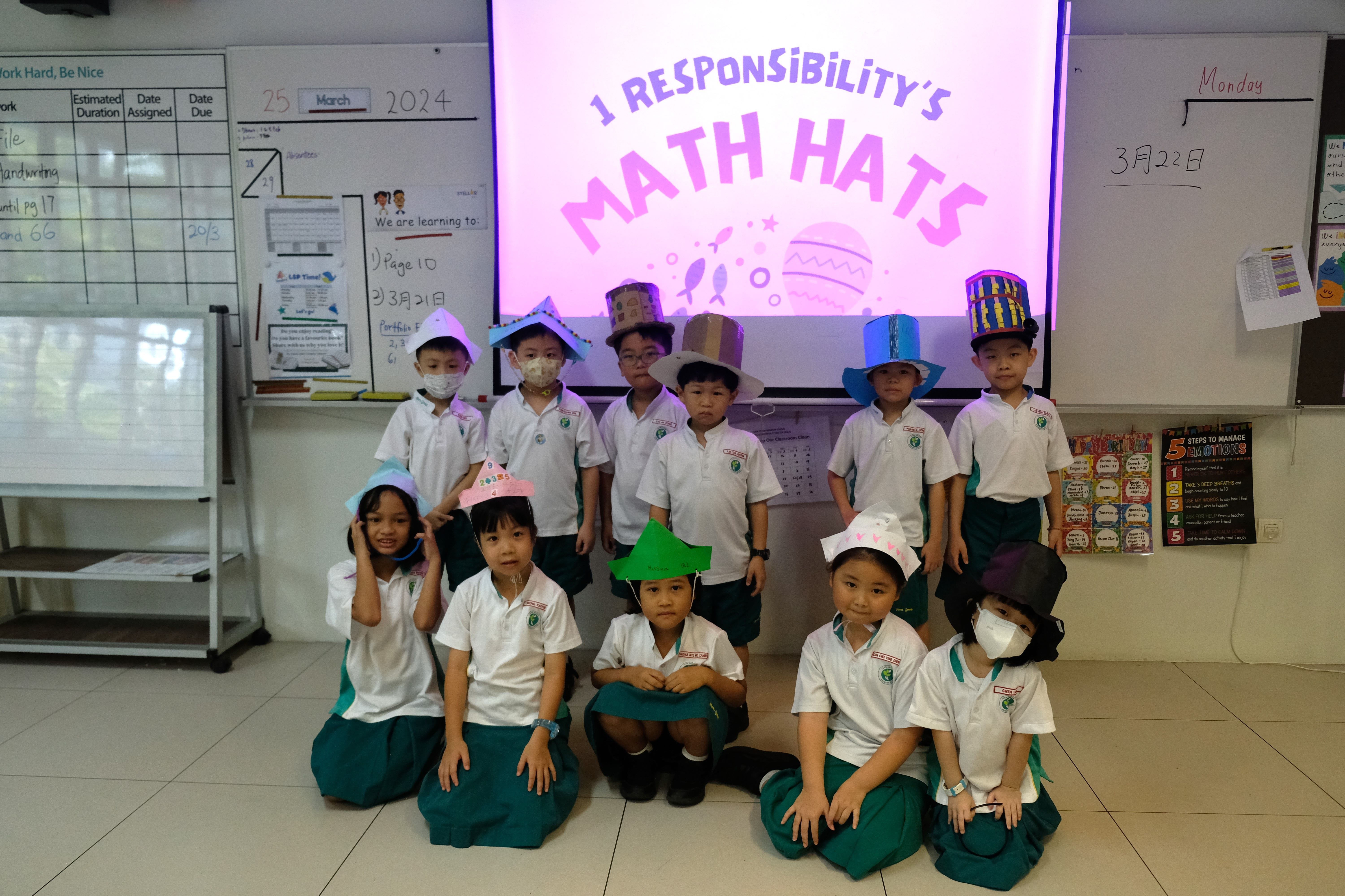 Showcasing their Mathematics knowledge through their creativity