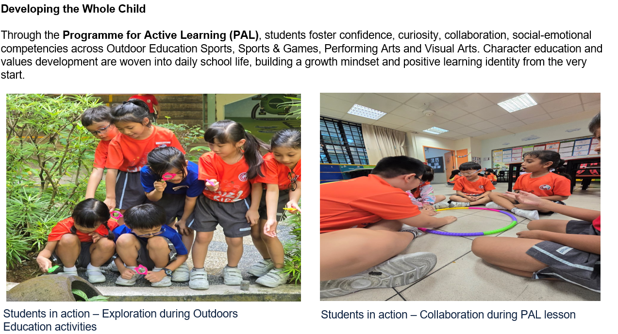 Students exploring outdoors education activities