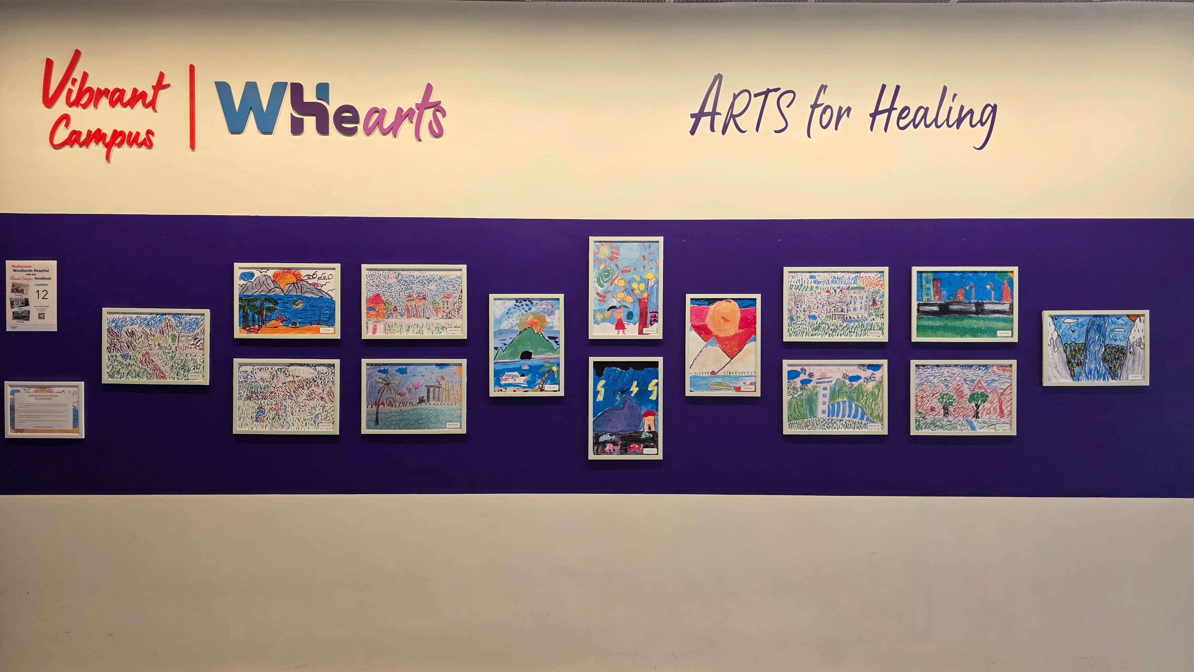 Collaboration with Woodlands Hospital - Artworks by Primary 2 students (August 2026)