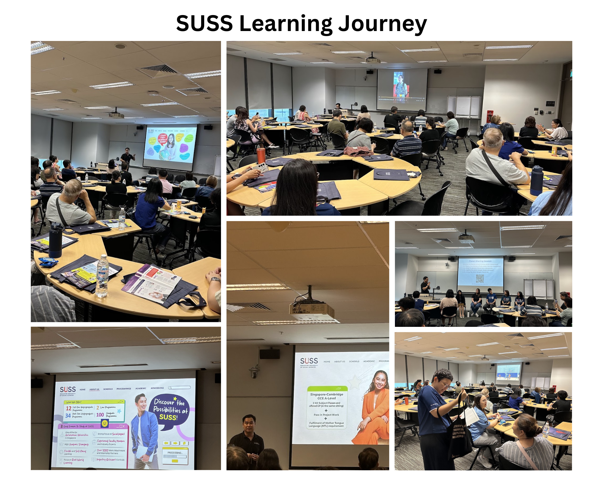 SUSS Learning Journey pictures