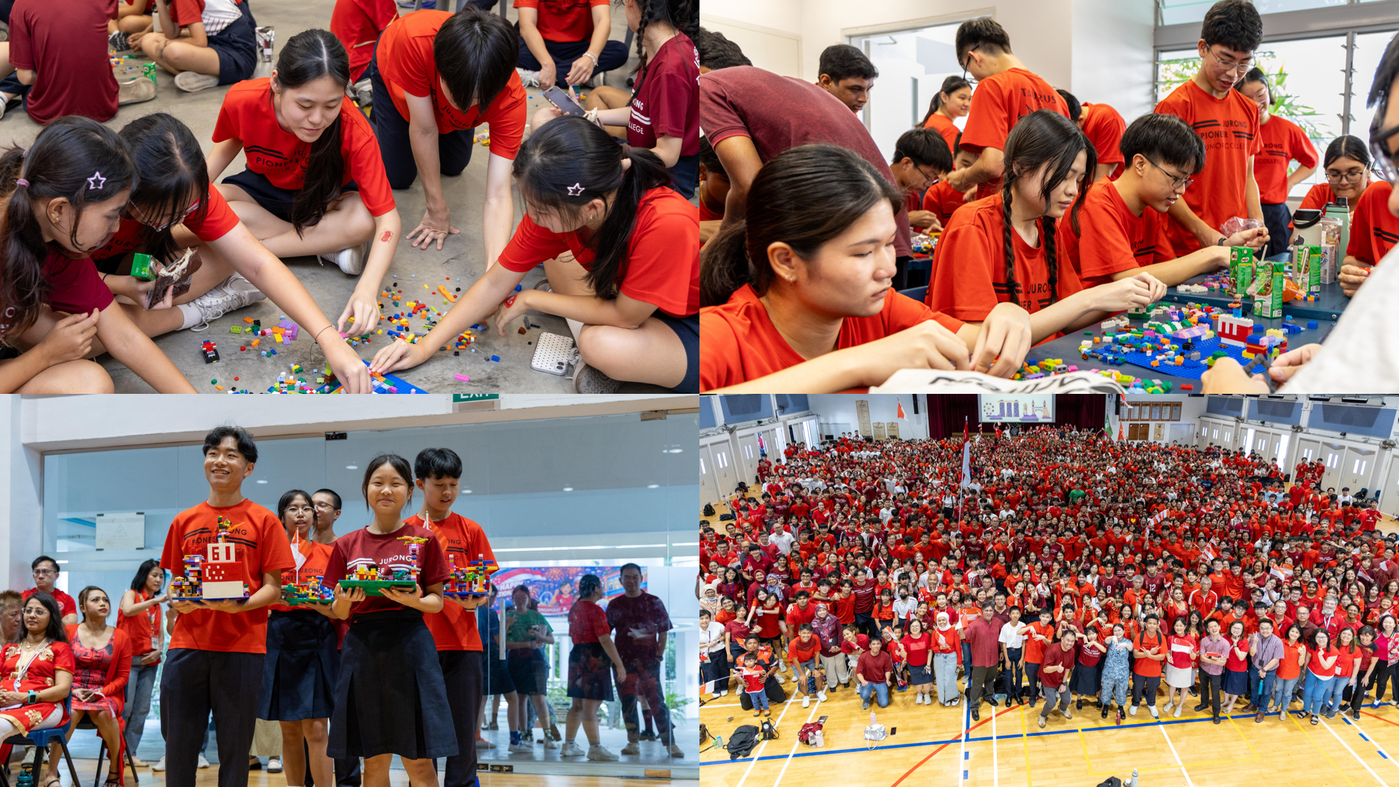 National Day Lego Building and Whole College Photo