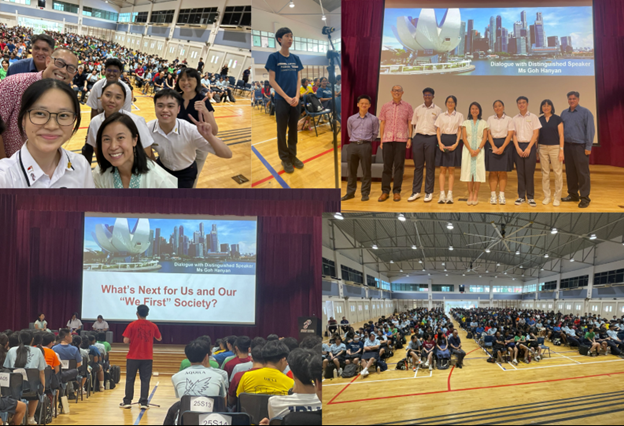 Various pictures with distinguished speaker