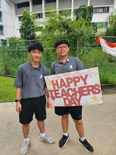 A celebratory moment of gratitude and school event coordination managed by the Student Council during Teachers' Day celebrations.