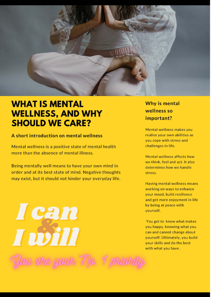 Secondary 2 PEACE - Newsletter for Mental Wellness