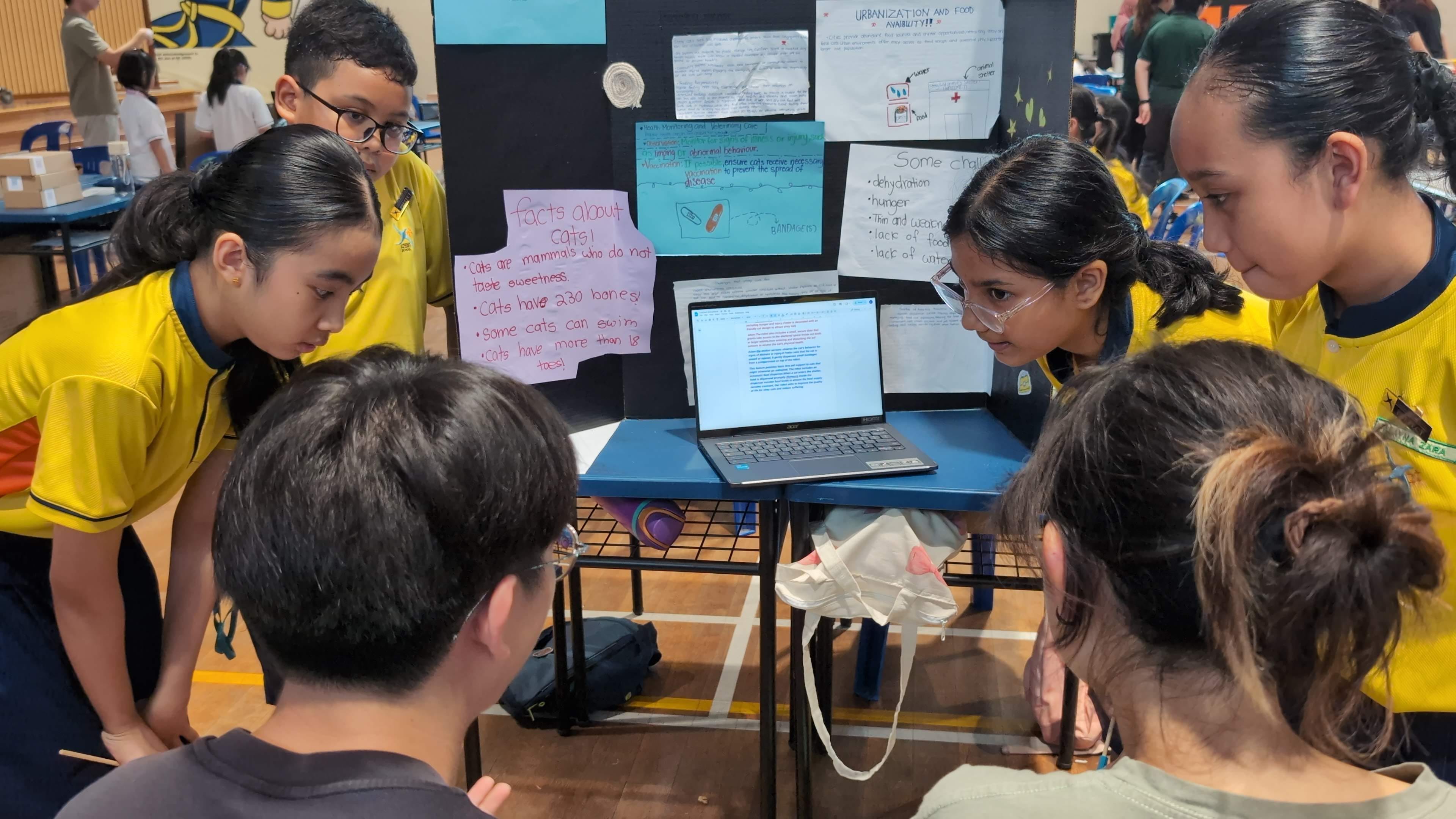 Lakers Team 2 presenting Community Cats Assistant Bot