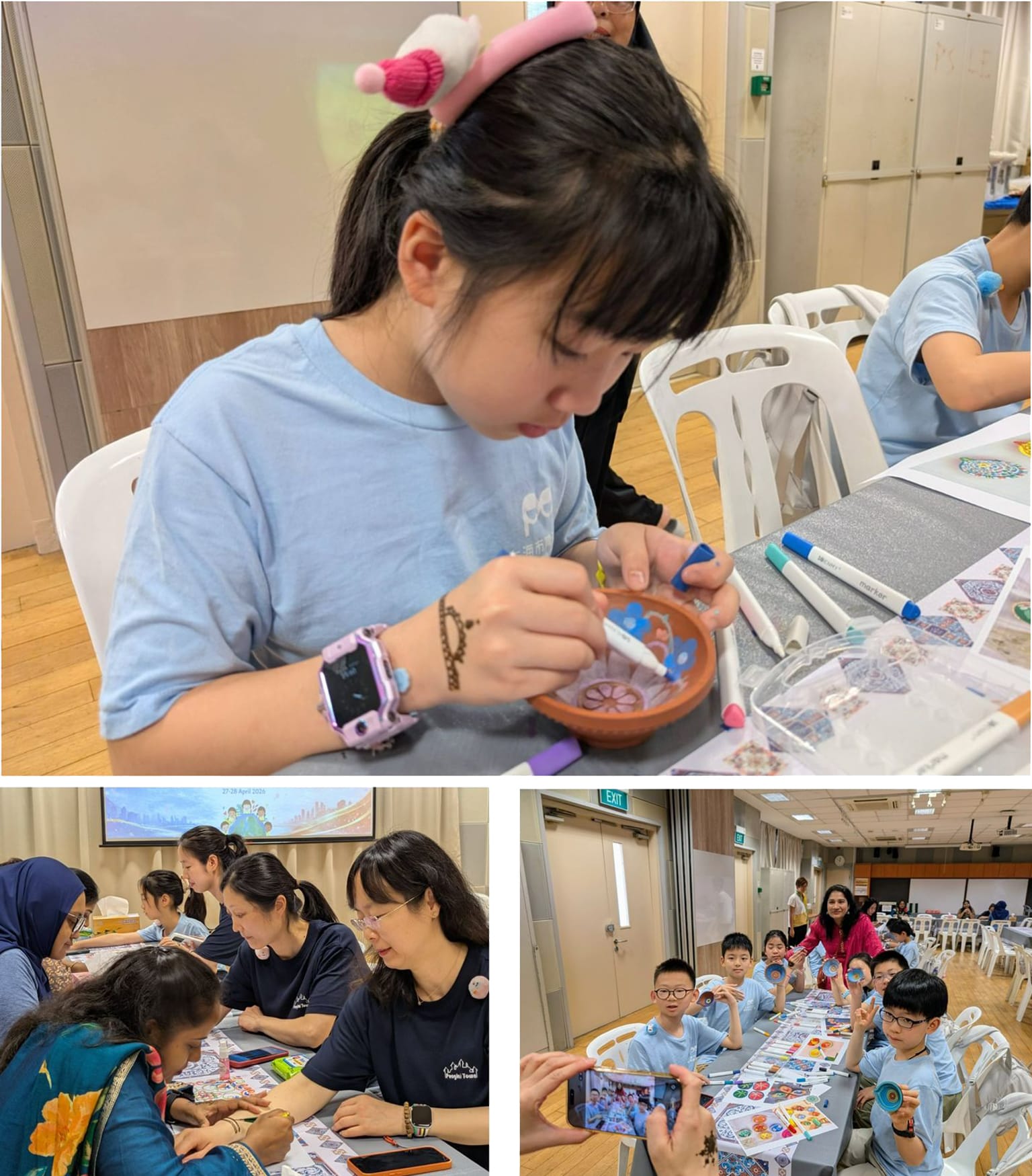 Shanghai Penglai Road No.2 Primary School teachers and students enjoying various cultural activities