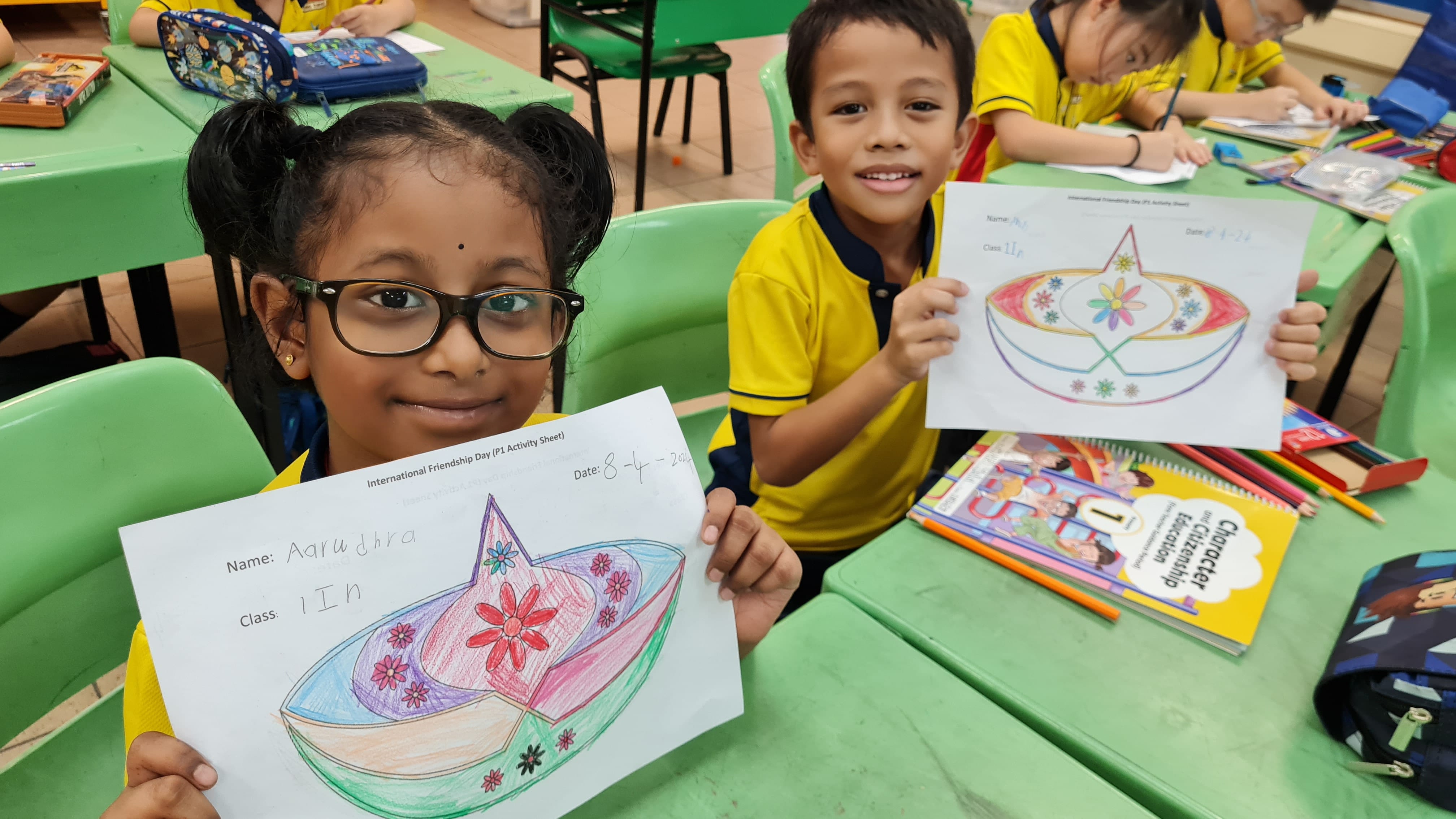 Lakers designing kites - Flying kite is one of the recreation activities in ASEAN
