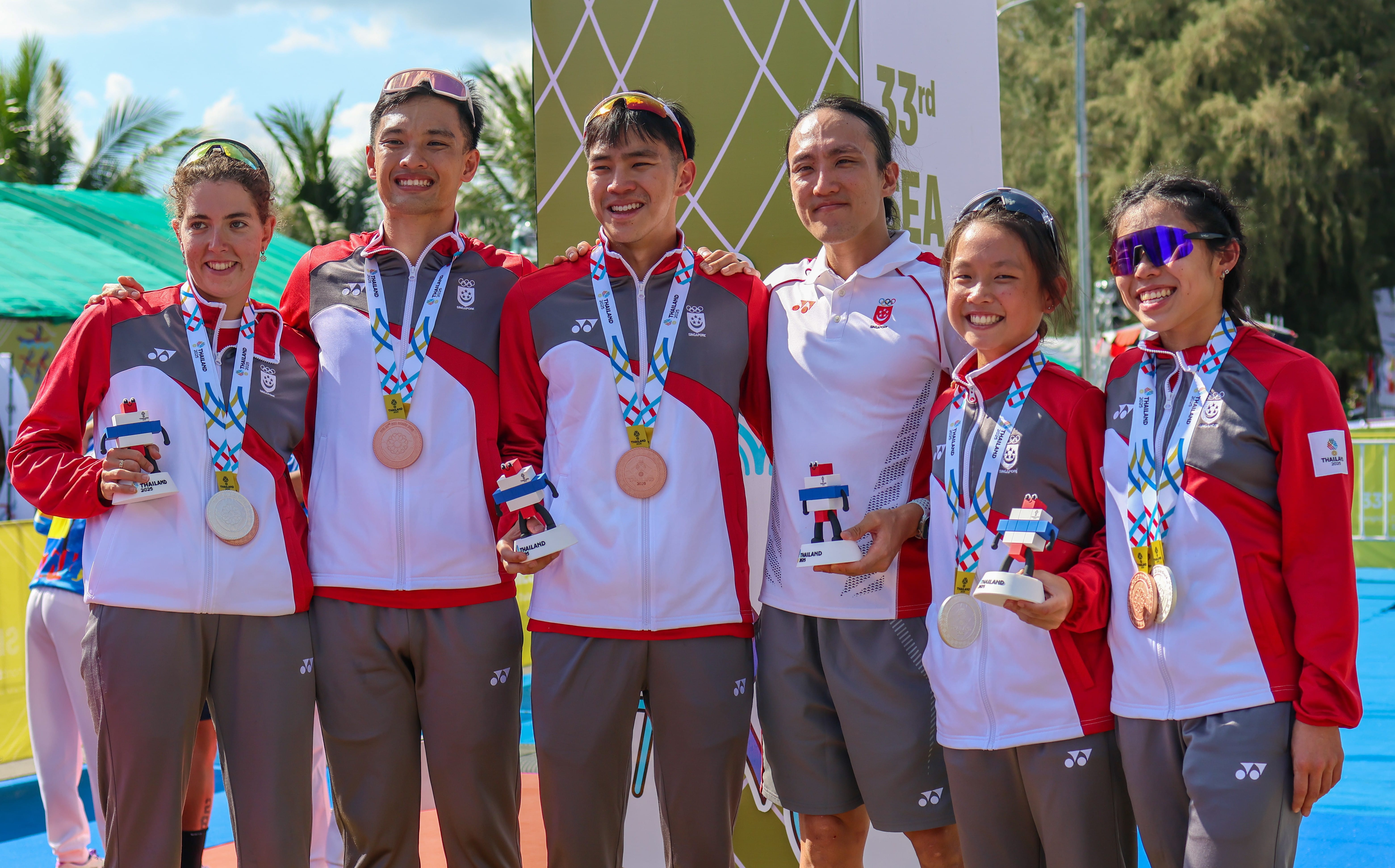 Mr Ahmad Arif Bin Ibrahim represented Singapore at the 33rd SEA Games in Thailand, achieving commendable results in the All-Male Relay Duathlon and Mixed Team Relay Duathlon on 18 December 2025..