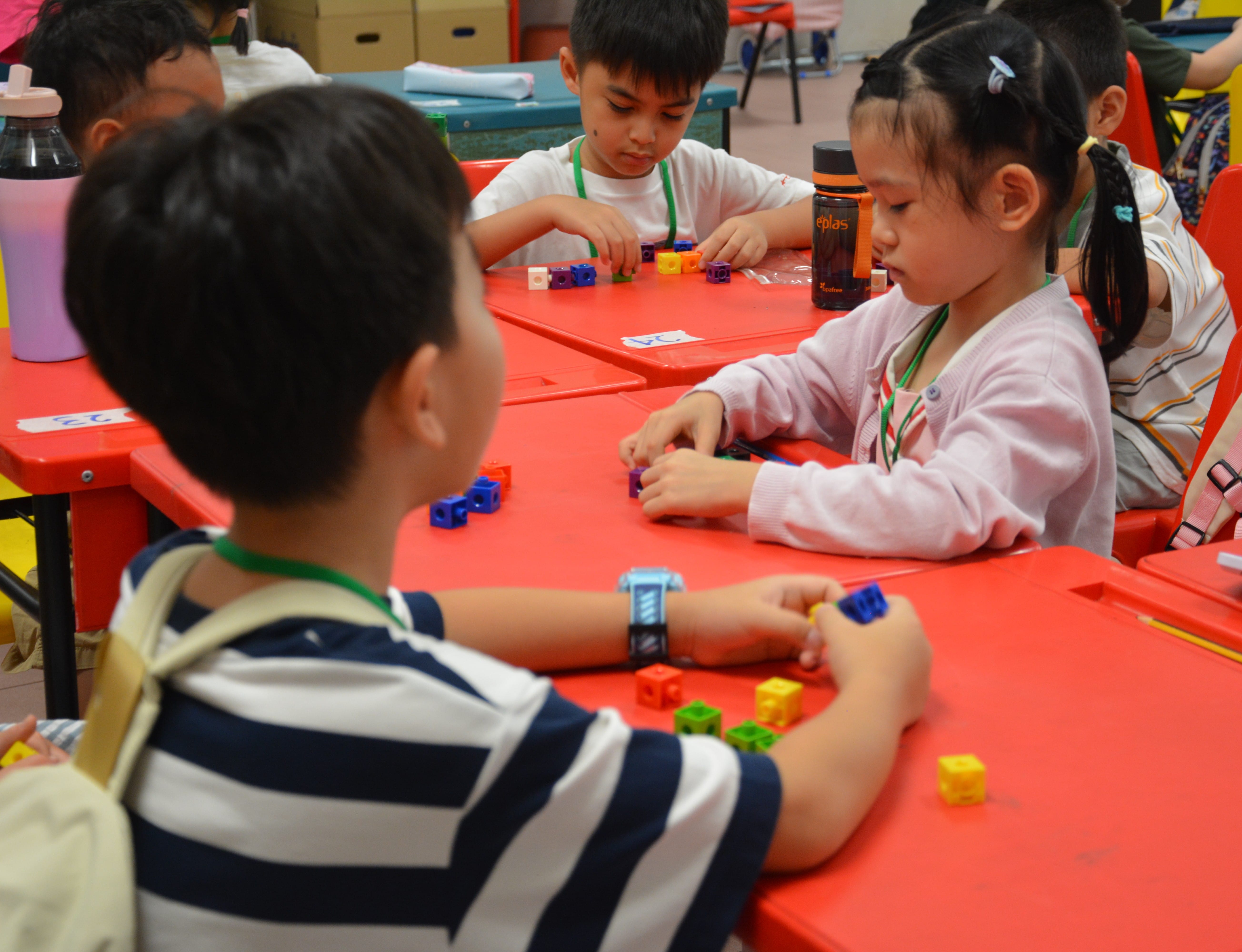 2027 P1 Cohort children classroom experience facilitated by teachers.