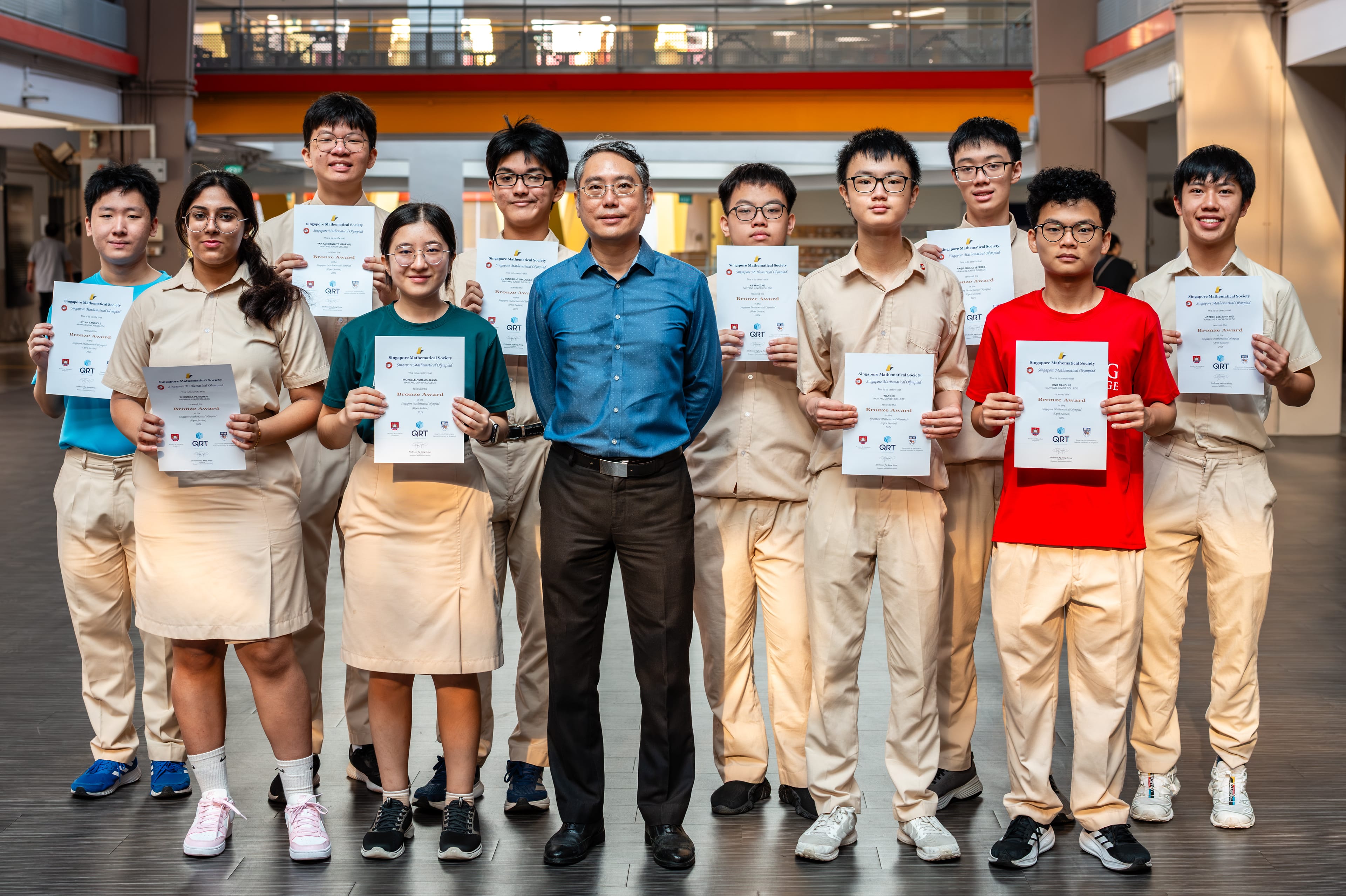 Photo of Bronze awardees