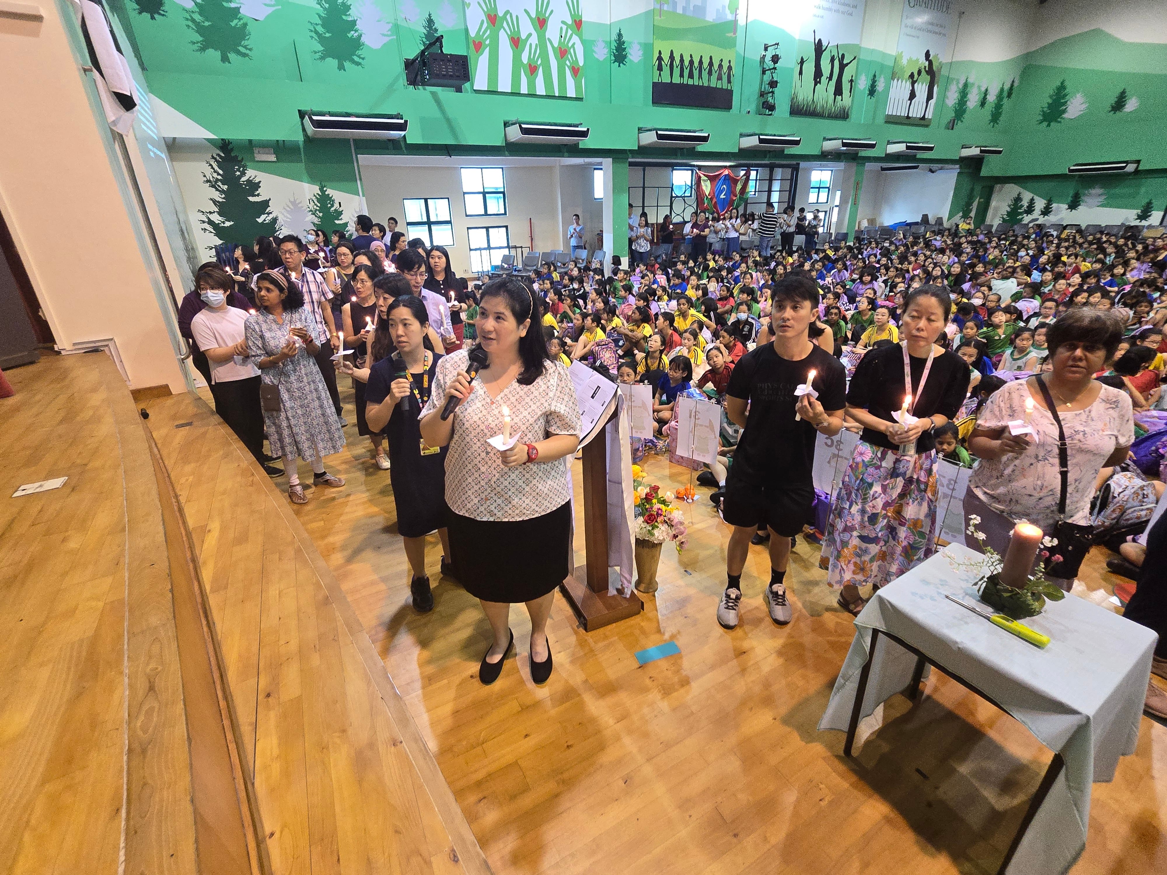 Light Ceremony in the hall