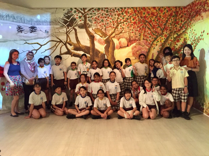 Our pupils spotted the iconic Changi Airport in this detailed and colourful illustration, showcasing Singapore as a vibrant metropolitan city