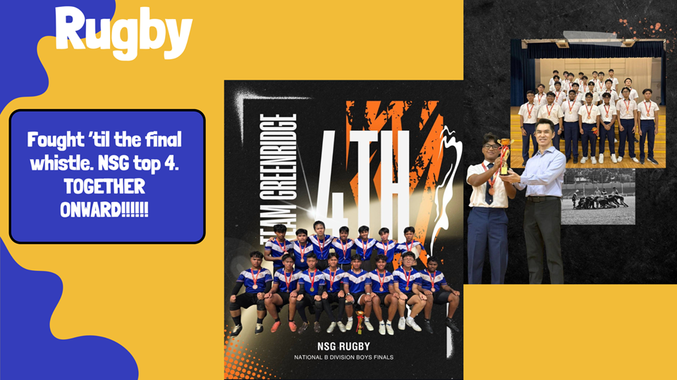 Greenridge Secondary School’s B Division Boys’ Rugby team achieved 4th place in the National School Games Rugby Finals, demonstrating resilience, teamwork, and determination throughout the season.