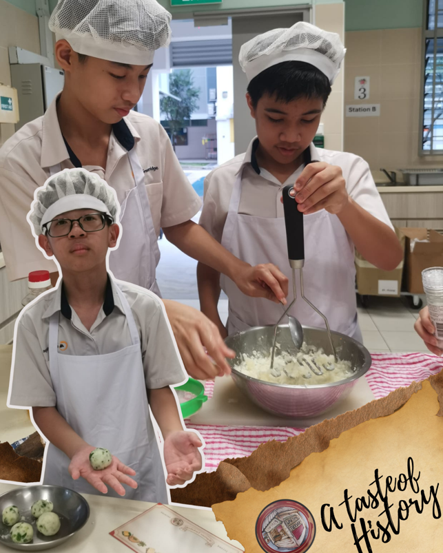 Imagining how people made the most of limited resources to create meals and survive during the Japanese Occupation.