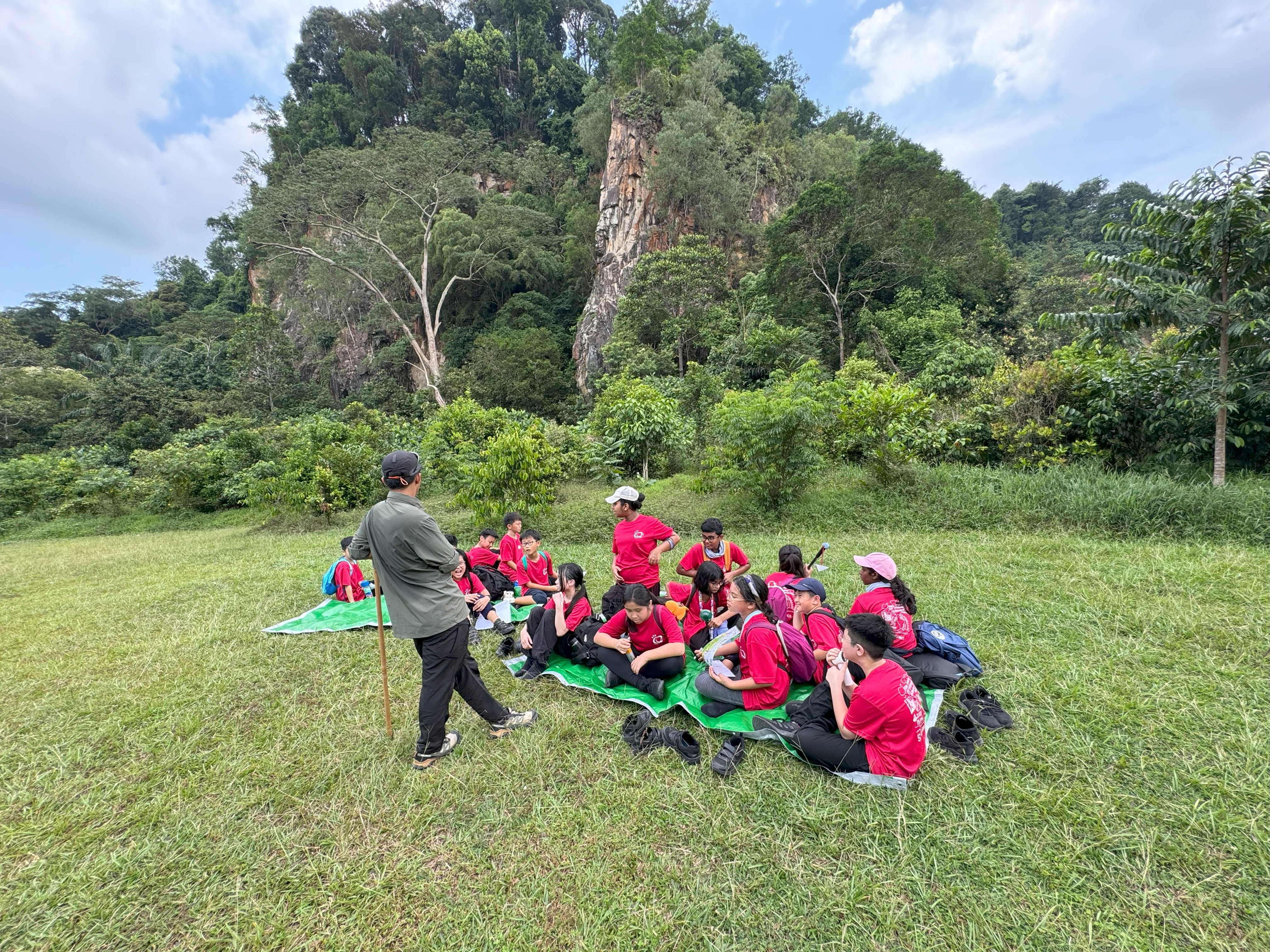 P5 Camp - taking a rest