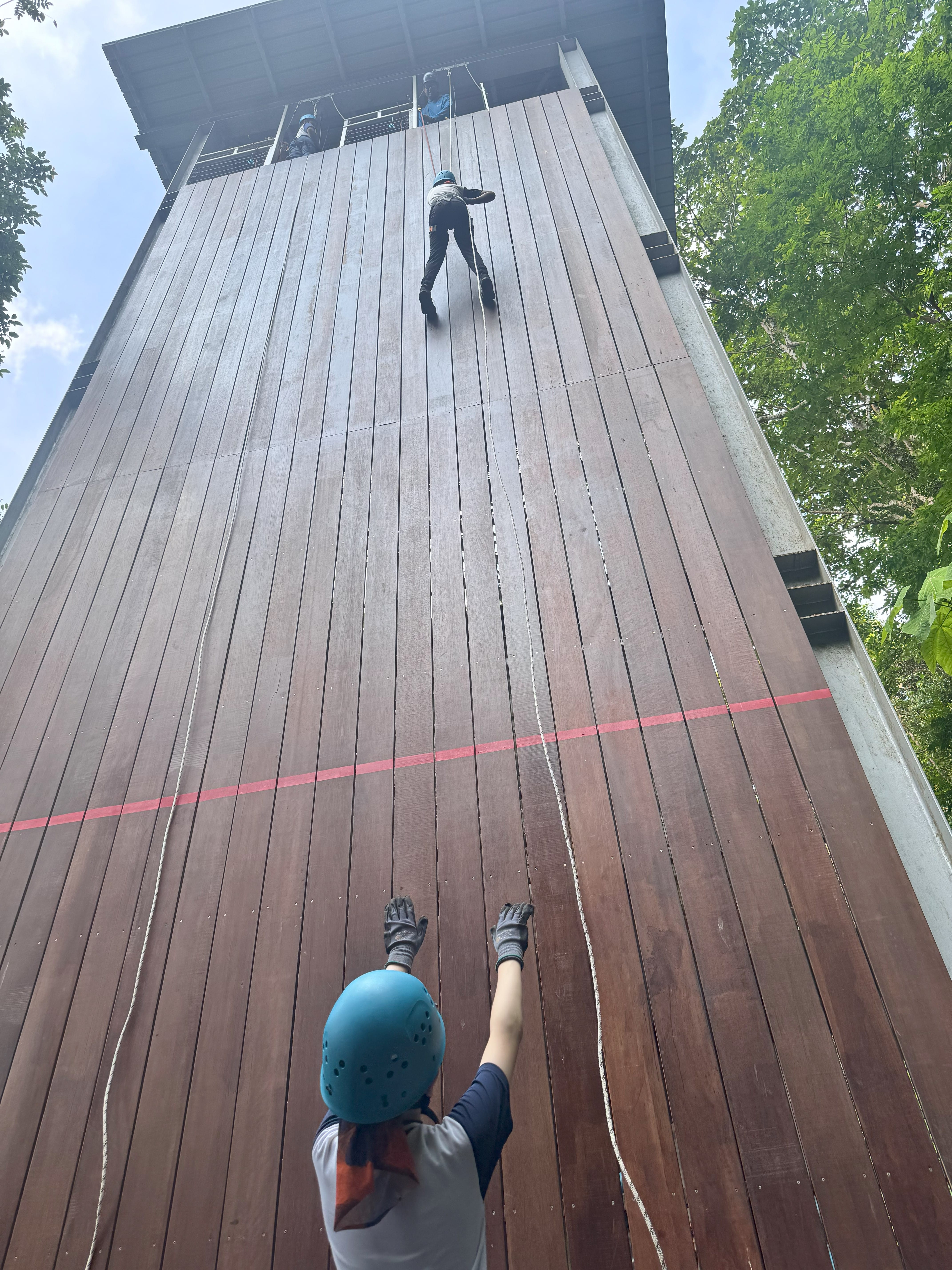 P5 Camp - Going up the wall