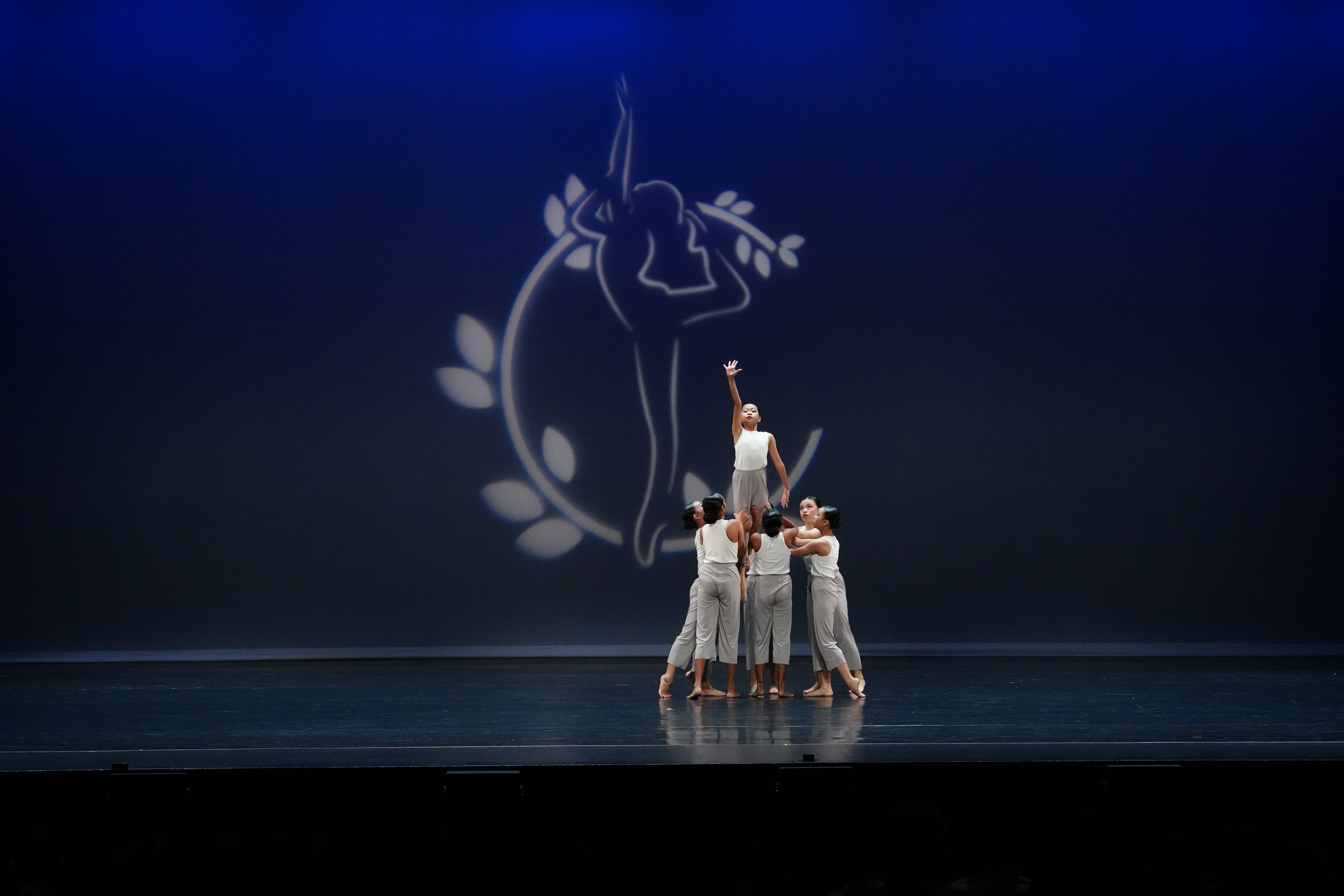 AMKP dancers dancing on the stage