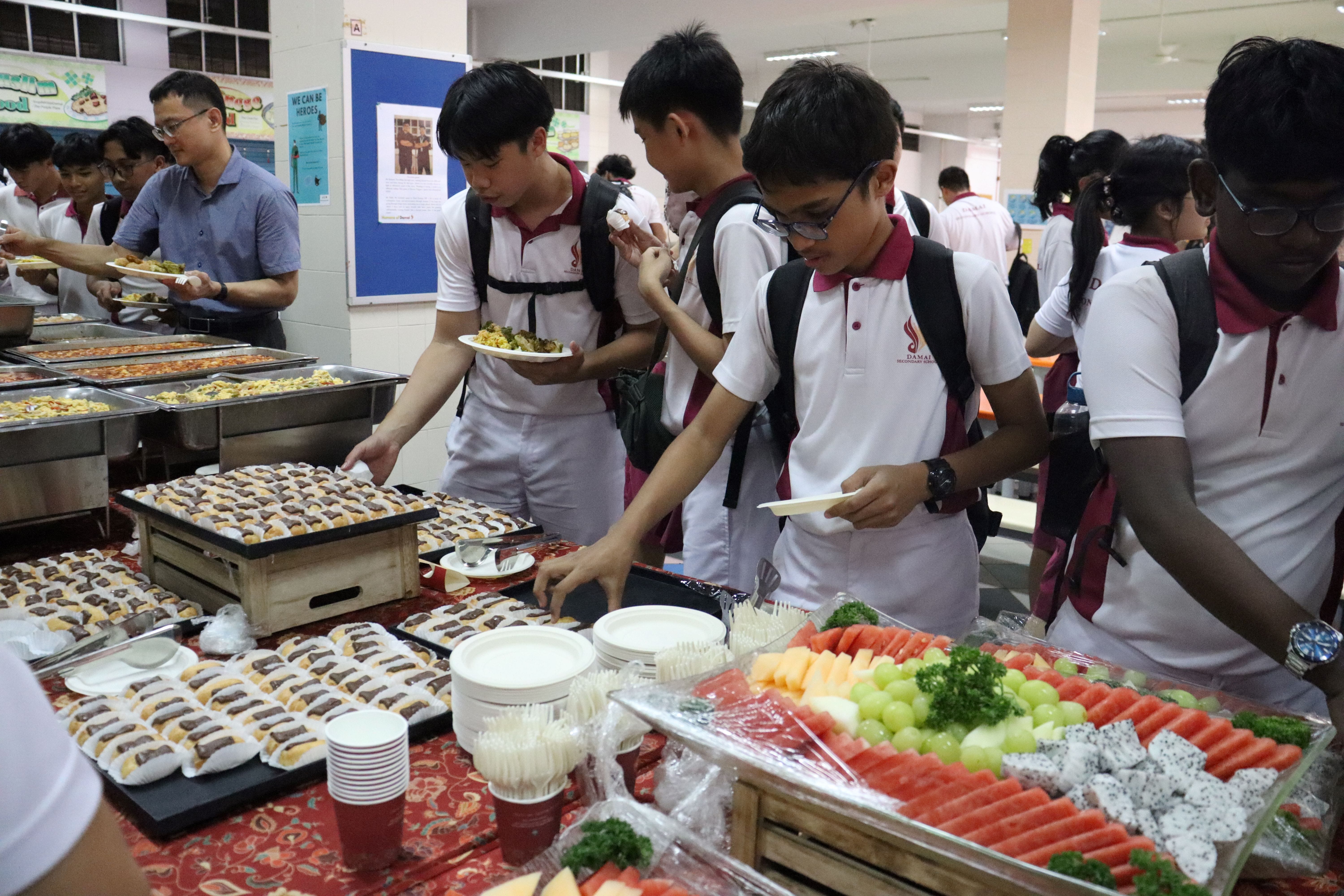 Buffet at Speech Day