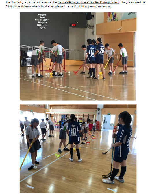 Sports VIA programme at Frontier Primary School