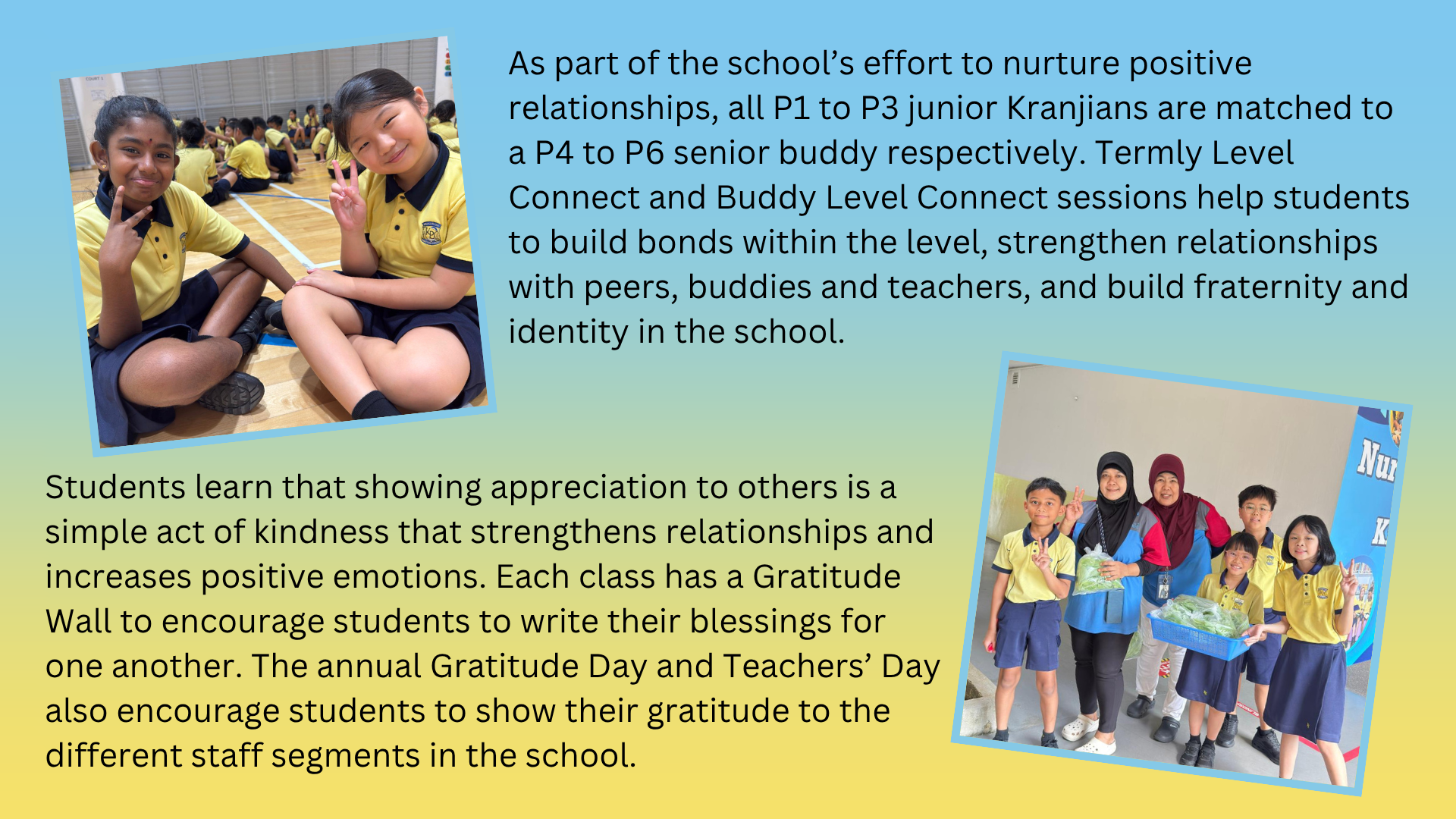 buddy connect time and gratitude