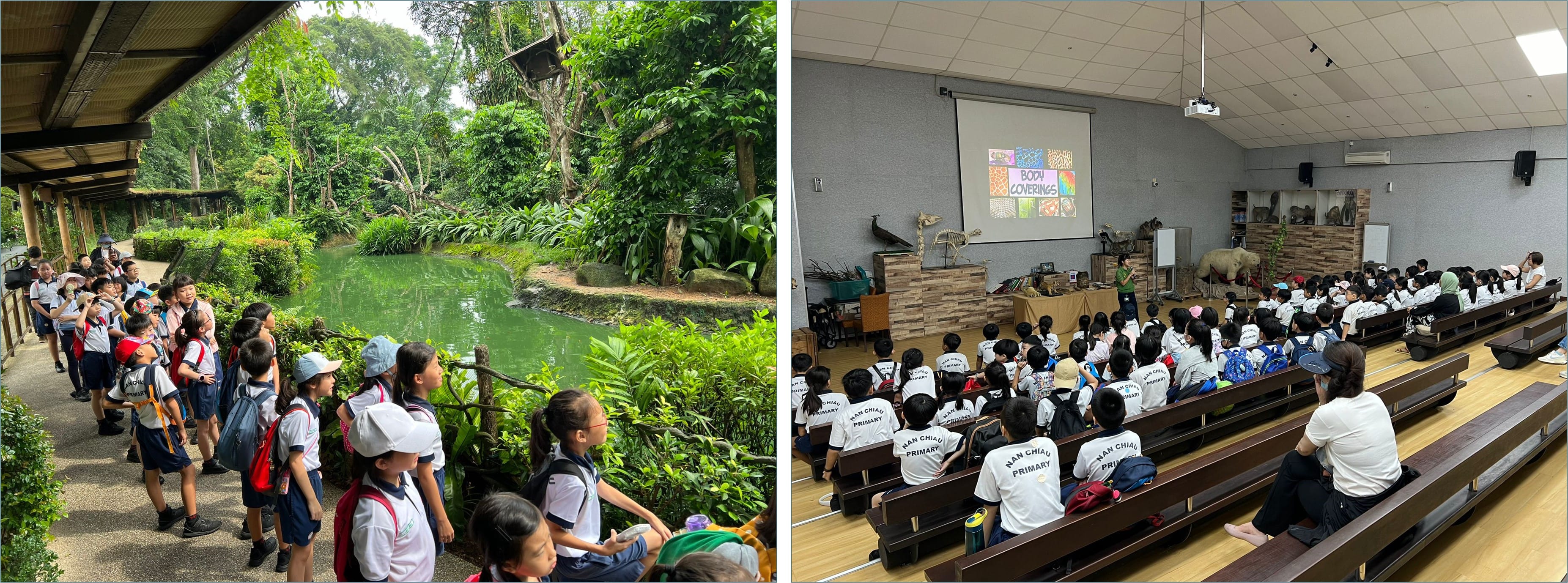 students on learning journey to the Singapore Zoo